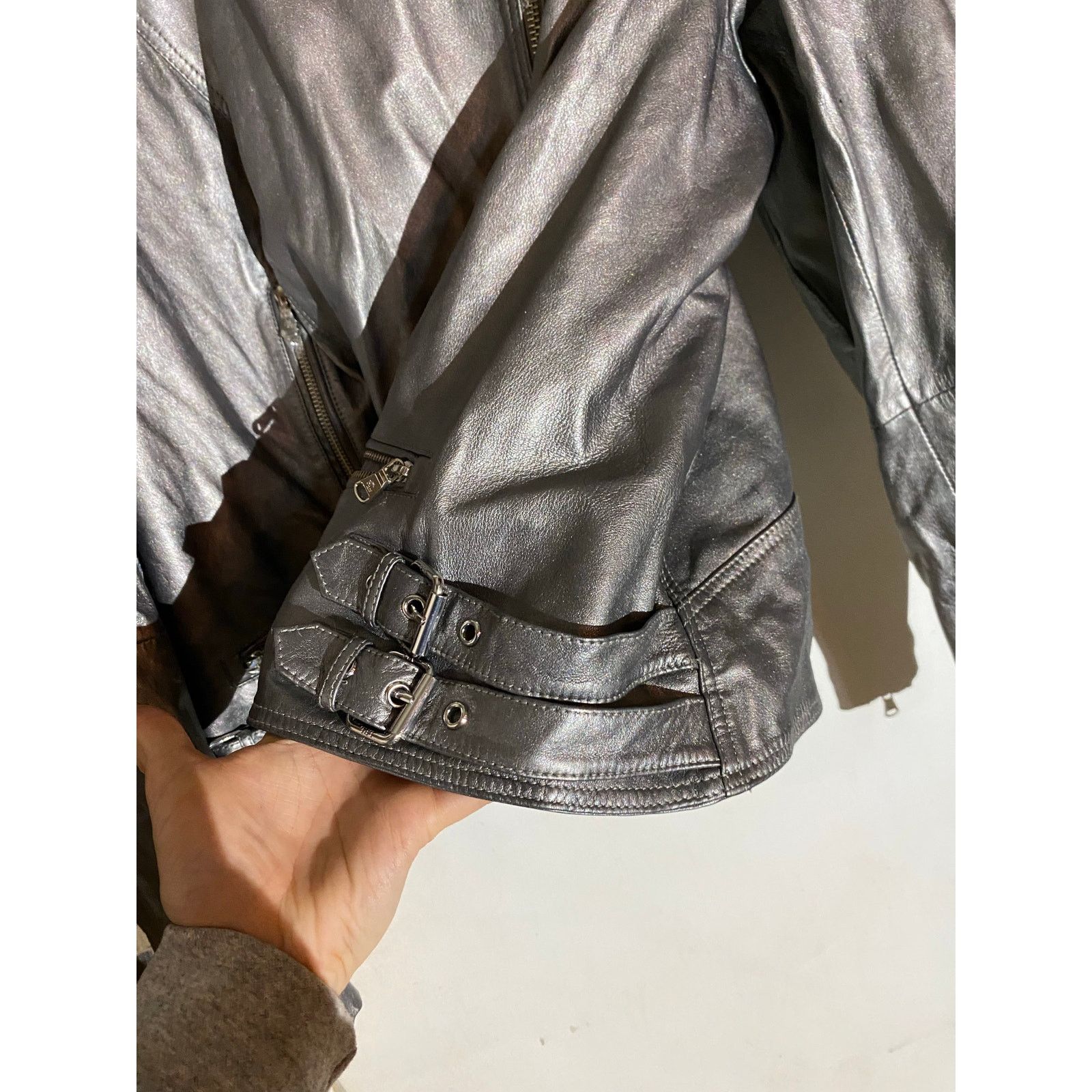 Lauren Ralph Lauren Lauren Ralph Lauren Metalic Moto Jacket Women's 3X NEW Size 3XL / US 20-22 - 12 Thumbnail