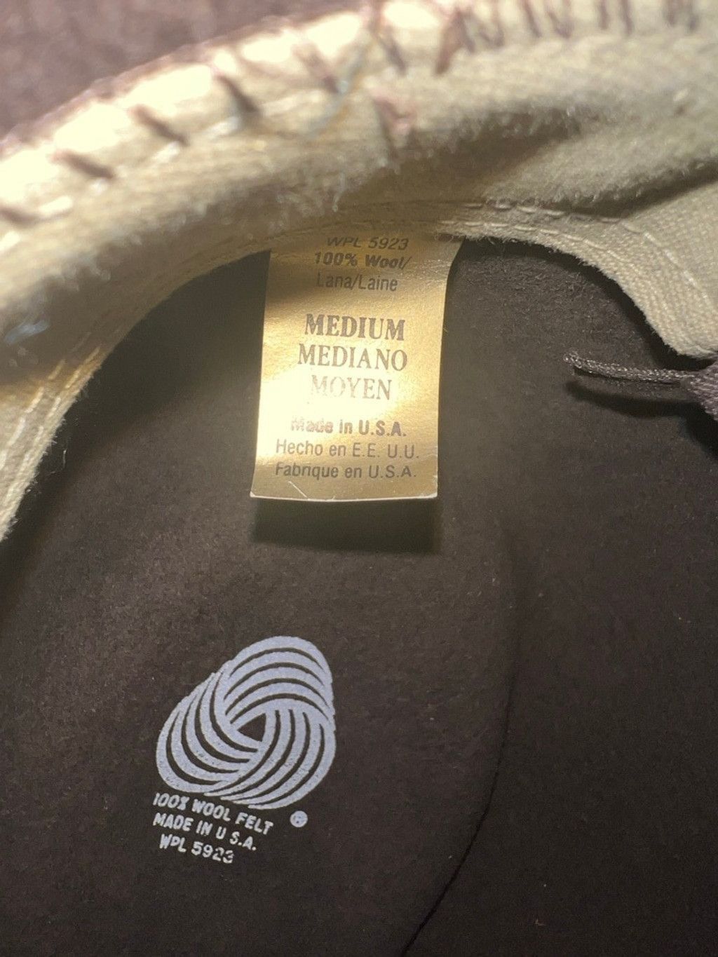 Other Men's Dorfman Pacific Brown Wool Felt Hat Size 42 - 6 Thumbnail
