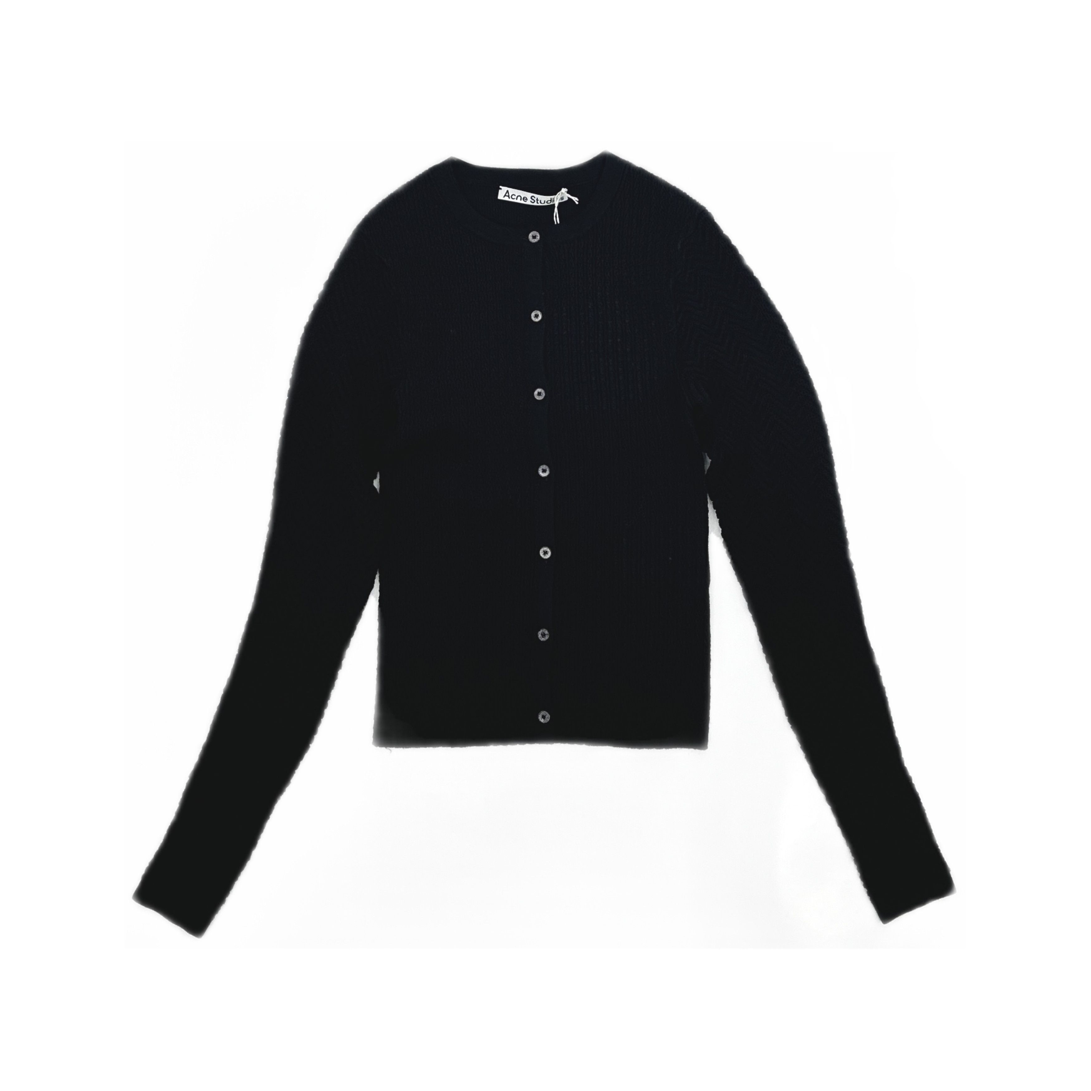 Acne Studios Acne Studios Ribbed Wool Blend Cardigan Size S Size S / US 4 / IT 40 - 1 Thumbnail