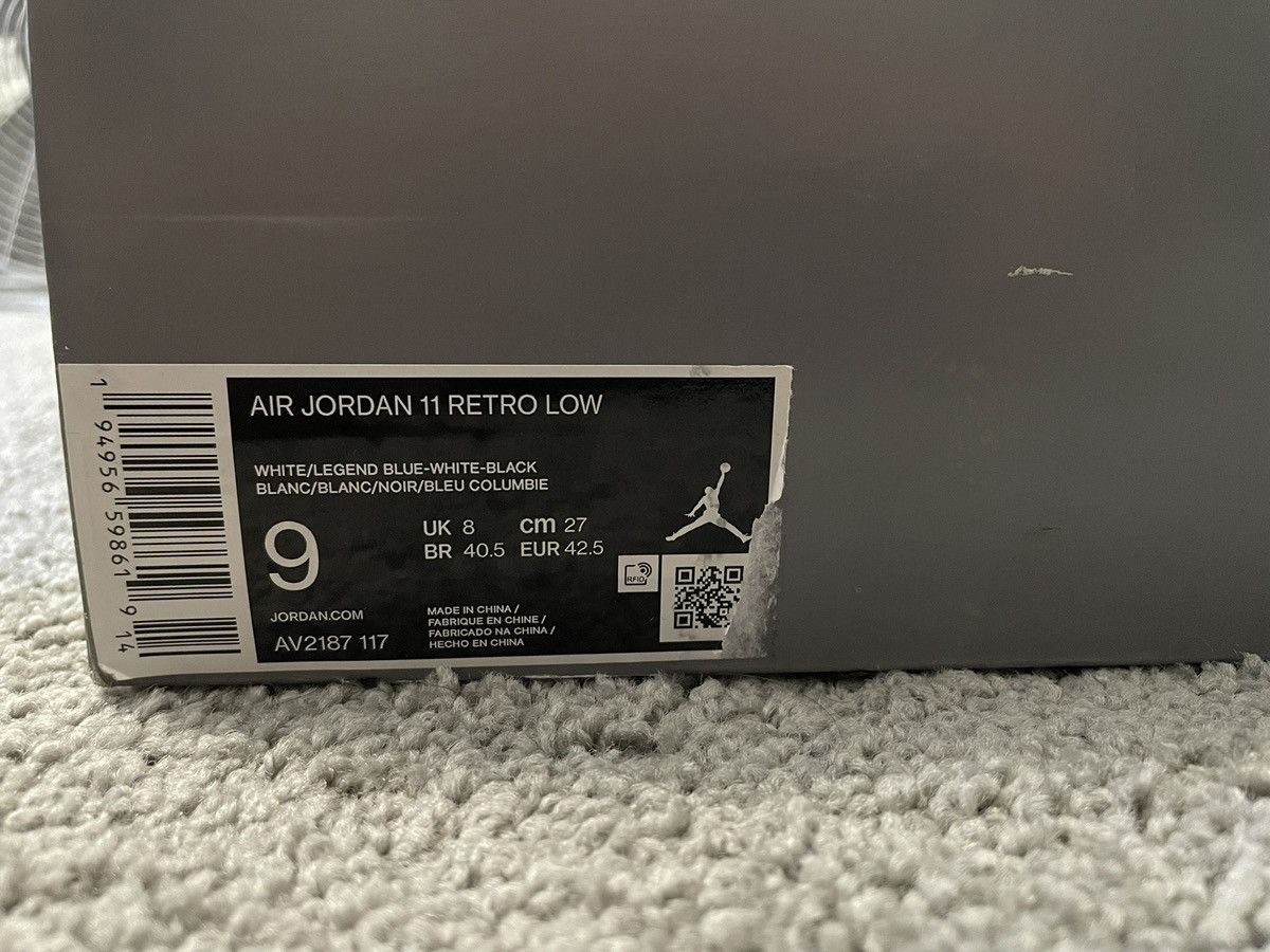 Jordan Brand Jordan 11 low legend blue Size US 9 / EU 42 - 8 Thumbnail