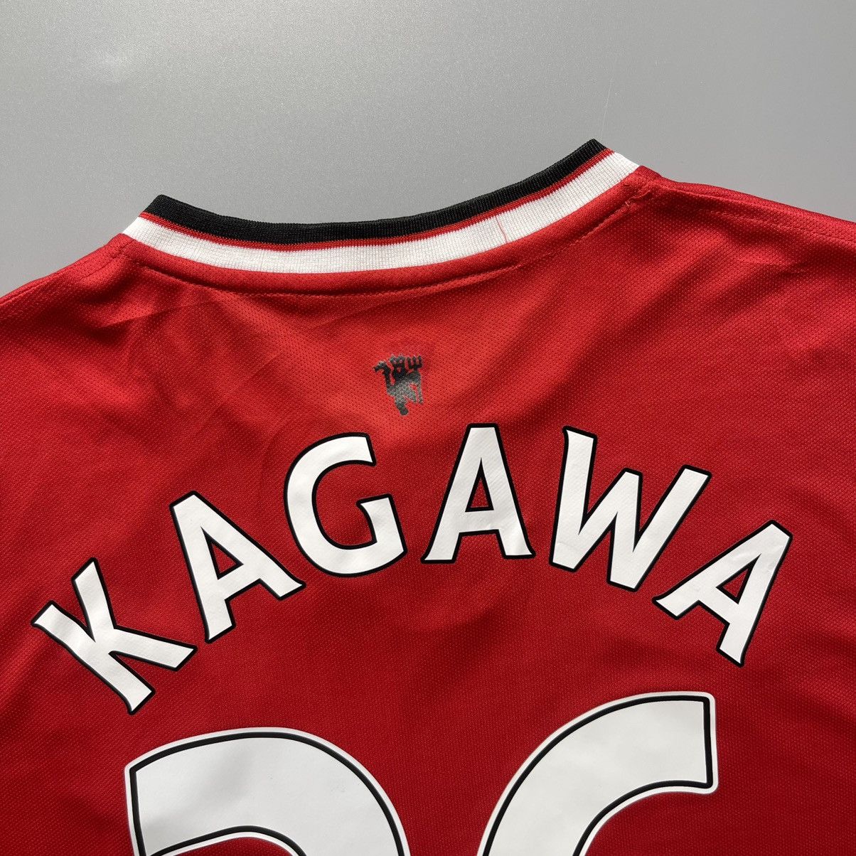 Nike × Vintage MAN UNITED NIKE 2014/2015 FOOTBALL HOME JERSEY #26 KAGAWA Size US M / EU 48-50 / 2 - 11 Thumbnail