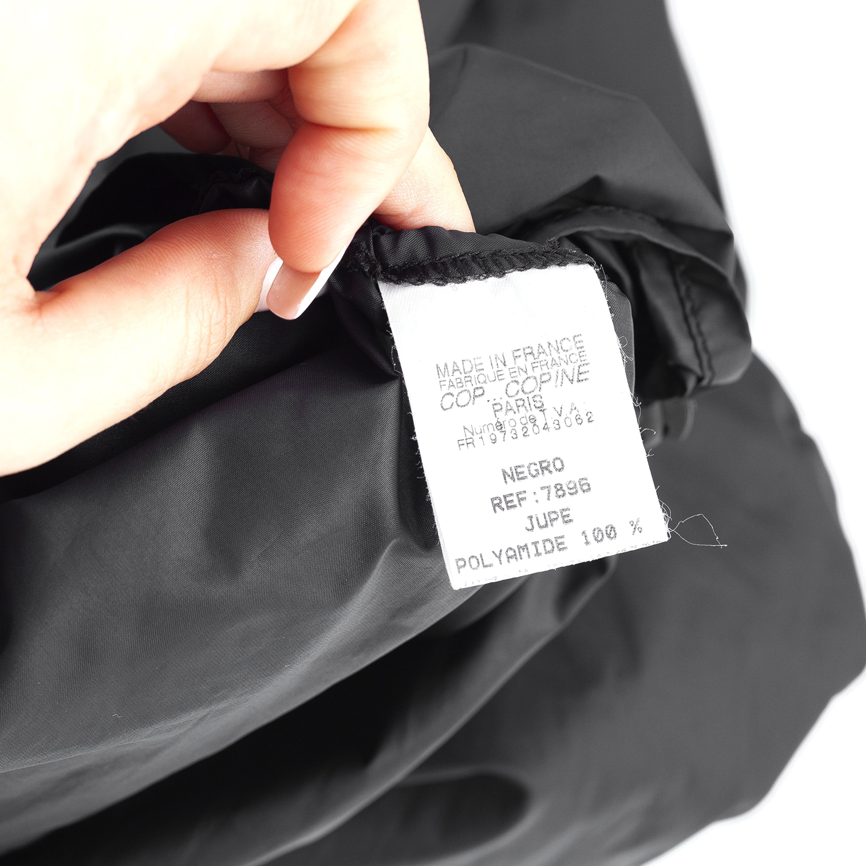 Cop Copine Cop Copine Vintage Long Polyamide Skirt (M) Size 27" / US 4 / IT 40 - 7 Thumbnail