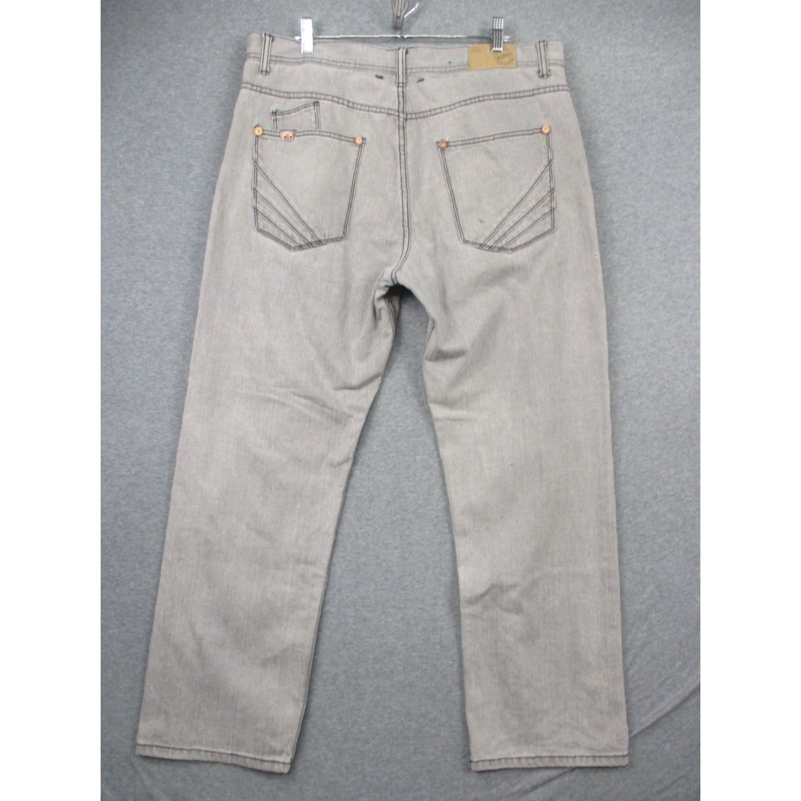 Akademiks VINTAGE Akademiks Jeans 36 Mens Baggy Gray Hip Hop Y2K Denim 5-Pocket 90s Experience Mens Size US 36 / EU 52 - 5 Thumbnail