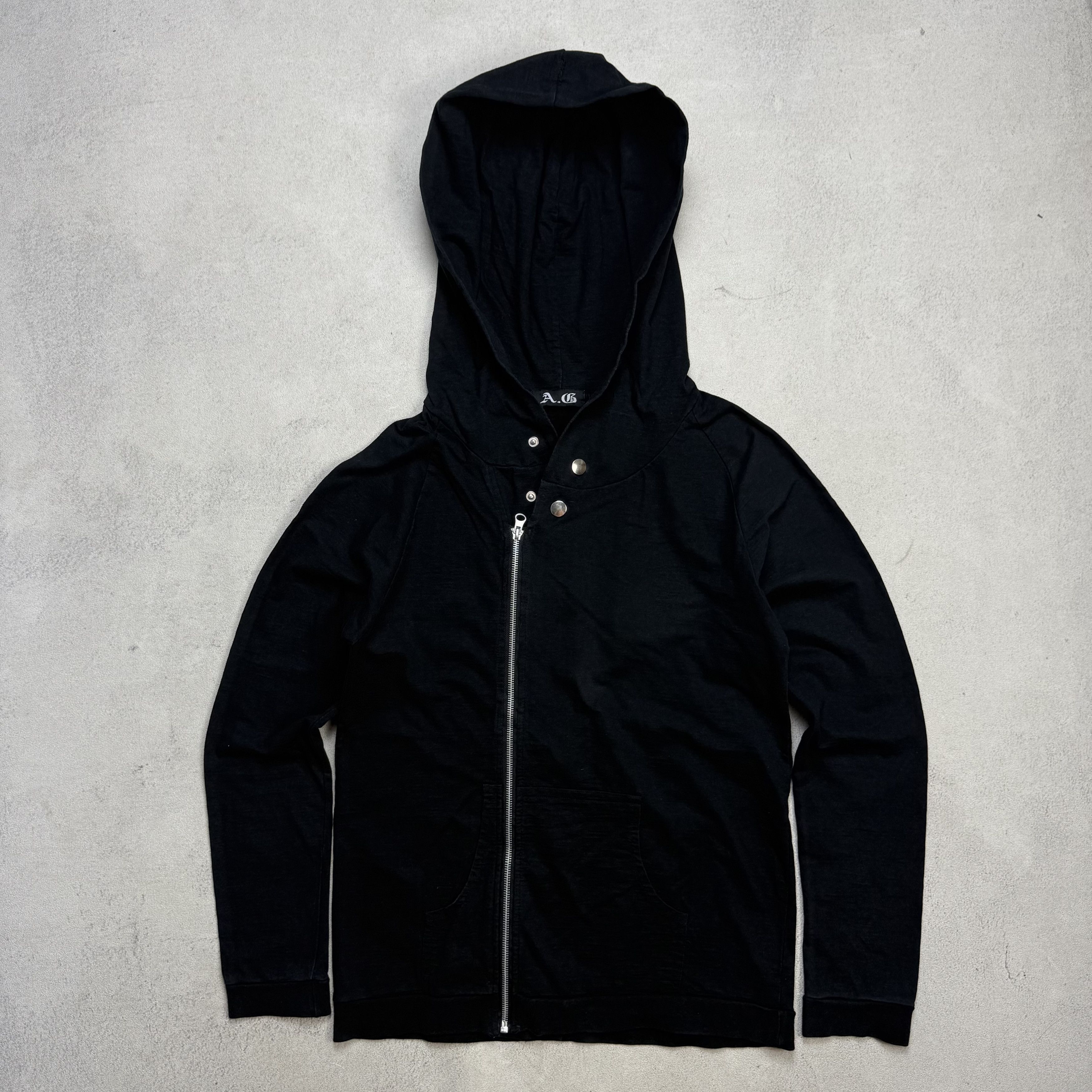 A&G Rock A&G Amal Guessous Assymetric Zip Up Hoodie Size US M / EU 48-50 / 2 - 1 Thumbnail