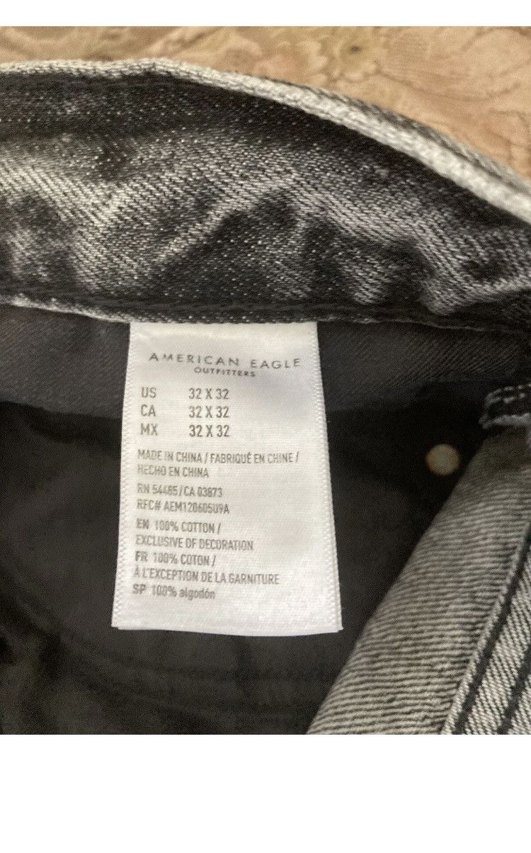 American Eagle Outfitters American Eagle Gray Distressed Skater Jeans 100% Cotton 32 Size US 32 / EU 48 - 4 Thumbnail