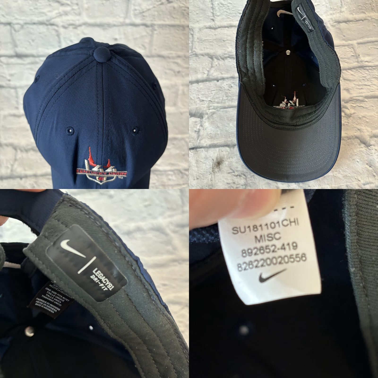 Nike Nike Legacy91 Dri-Fit Golf Hat Cap Adjustable Unisex Adults Blue 892652–419 Size ONE SIZE - 8 Thumbnail