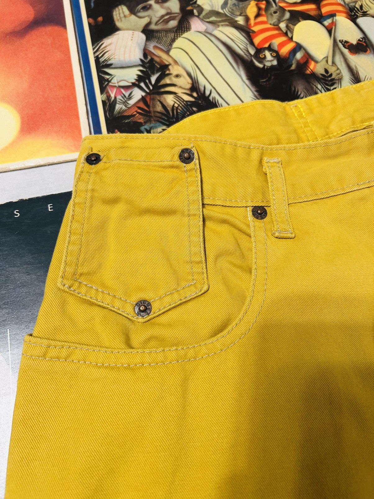 Diesel Vintage 90s Diesel Loving Jeans Cowboy Style Wide Fit Size 32" / US 10 / IT 46 - 4 Thumbnail
