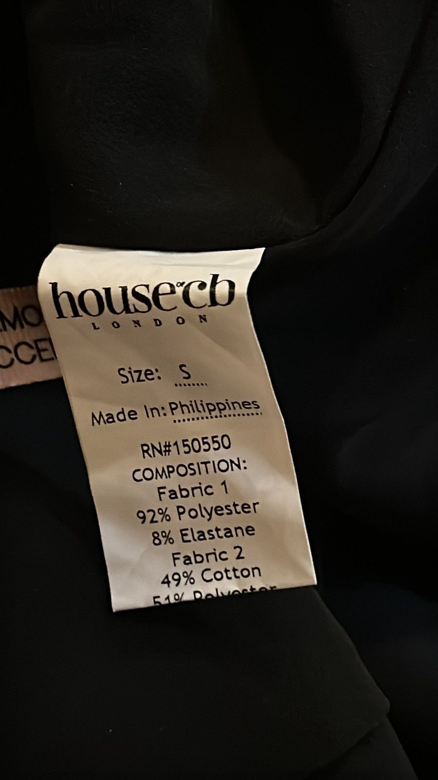 House of CB House of CB Juniper Black Peplum Midi Dress size S Size S / US 4 / IT 40 - 6 Thumbnail