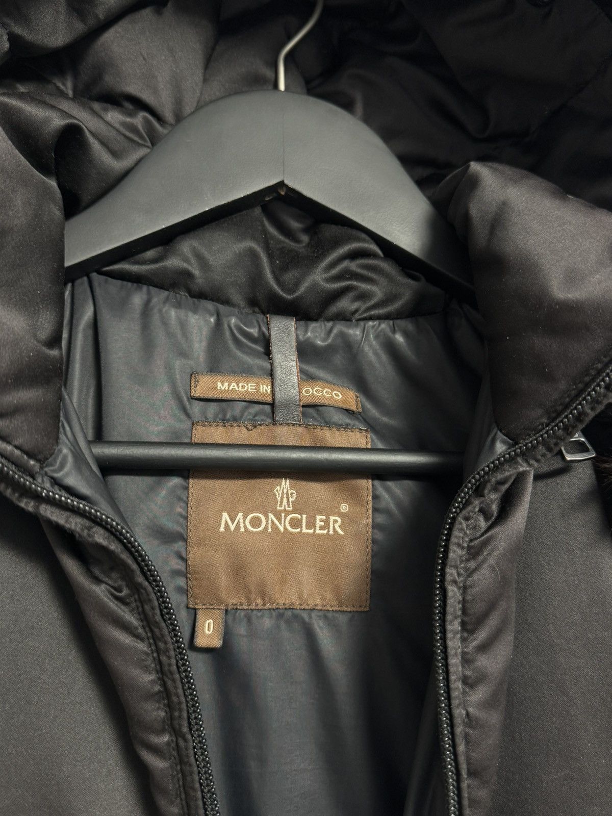 Moncler Moncler Green Gold Shimmer Down Filled Fur Trim Hooded Parka Size XS / US 0-2 / IT 36-38 - 10 Thumbnail