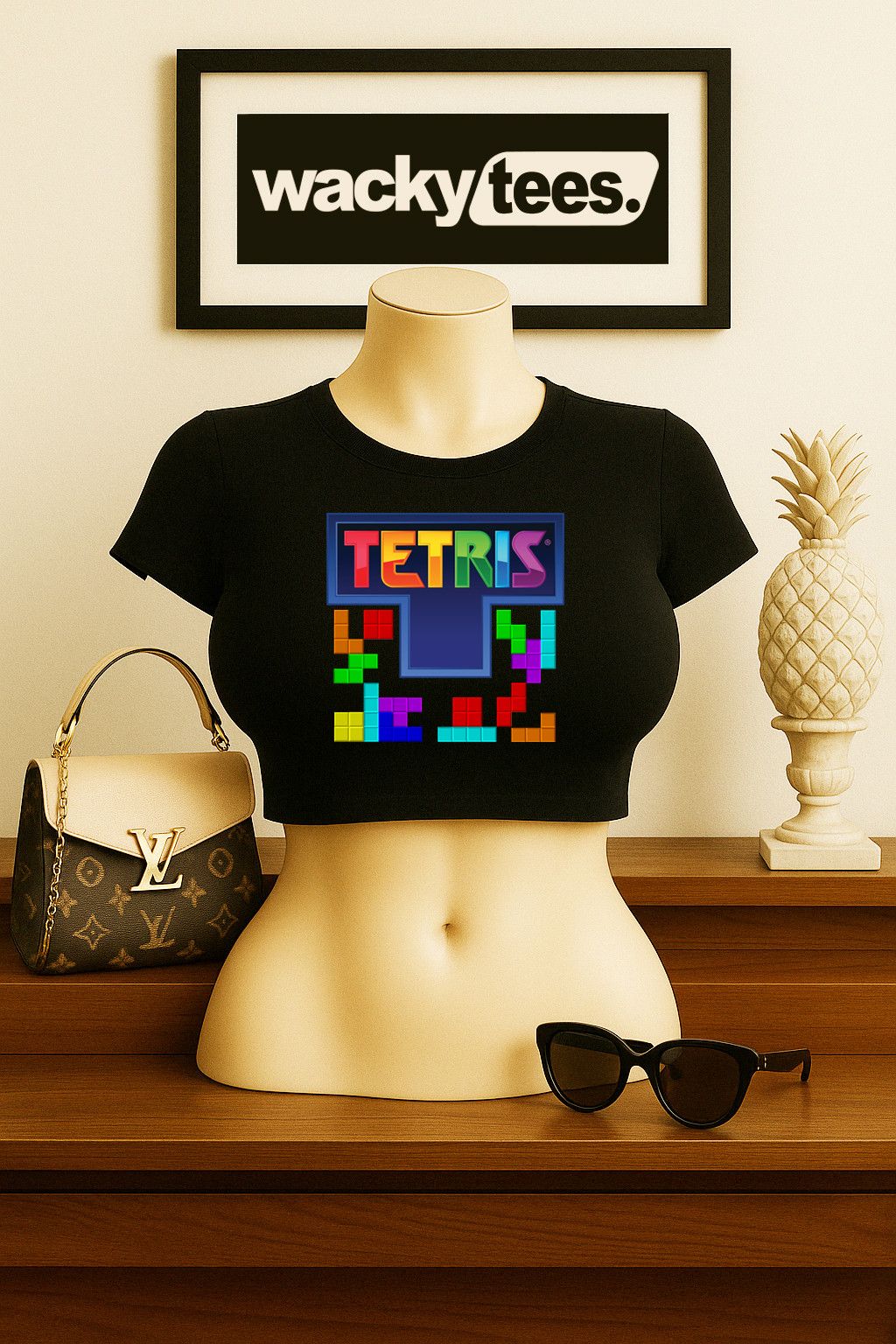 Other Tetris Brick Game Retro Classic Graphic Tee Shirt Size US L / EU 52-54 / 3 - 6 Thumbnail