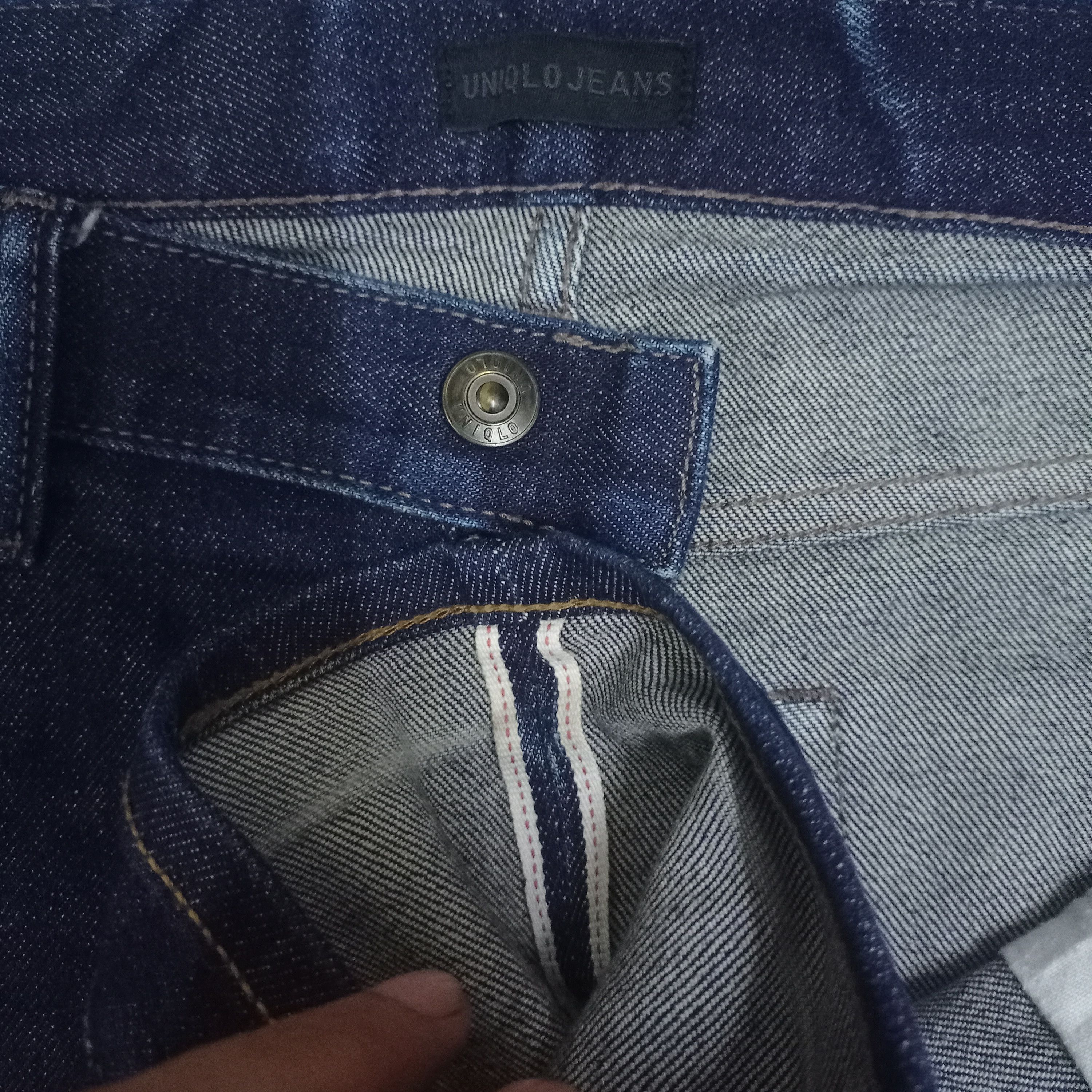 Uniqlo Vintage Japanese Uniqlo Blue Wash Selvedge Jeans Size US 36 / EU 52 - 3 Thumbnail