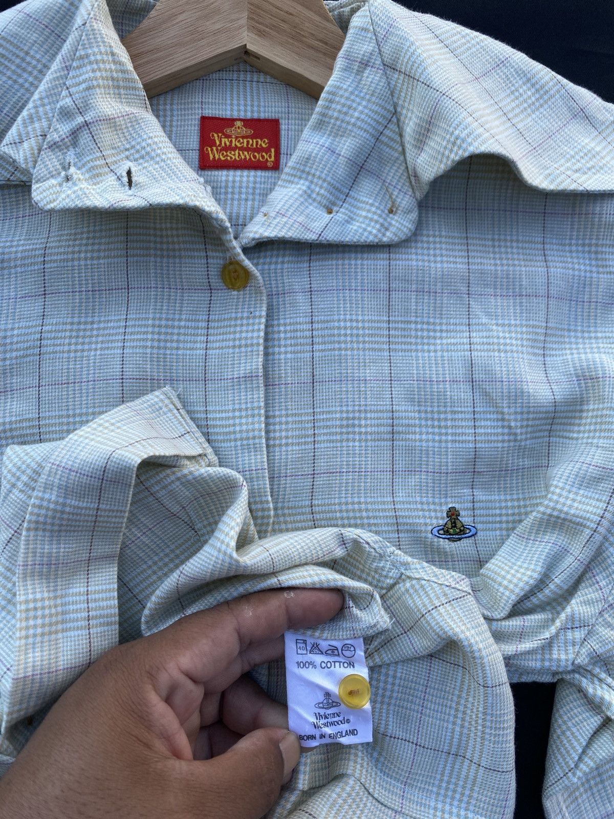 Vivienne Westwood Rare Vintage Vivienne Westwood Women Buttons Up Collar Shirt Size S / US 4 / IT 40 - 14 Thumbnail