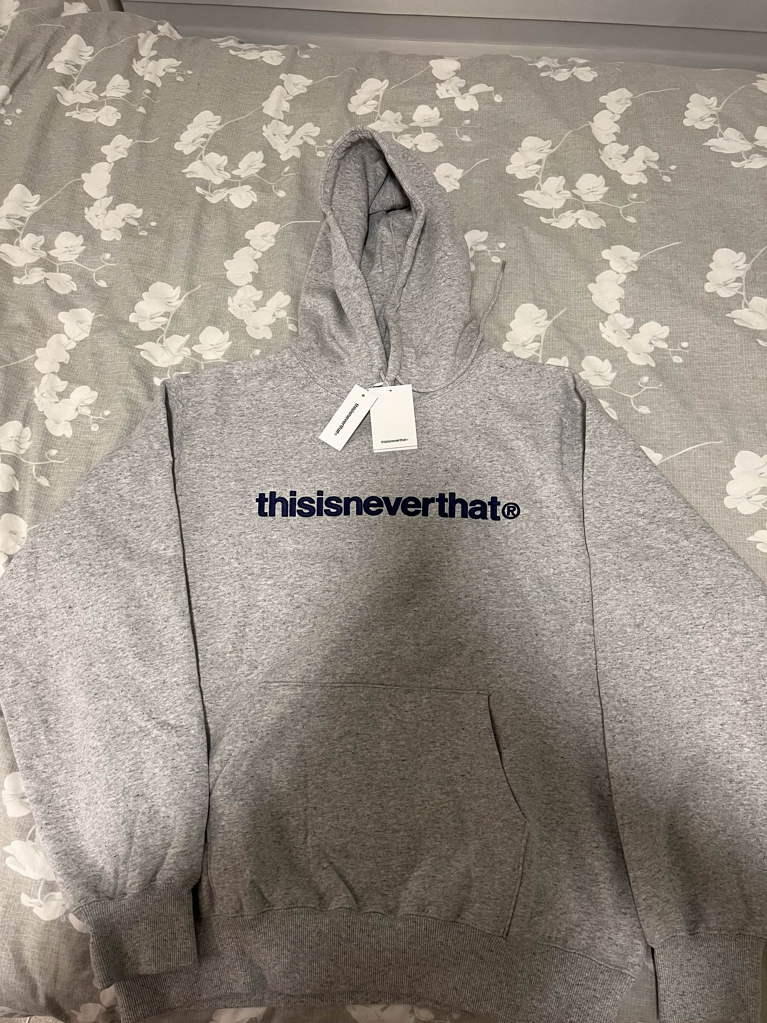 【THISISNEVERTHAT】(FW23) T-Logo Hoodie Heather Grey thisisneverthat (FW23) T-Logo Hoodie Heather Grey | Grailed