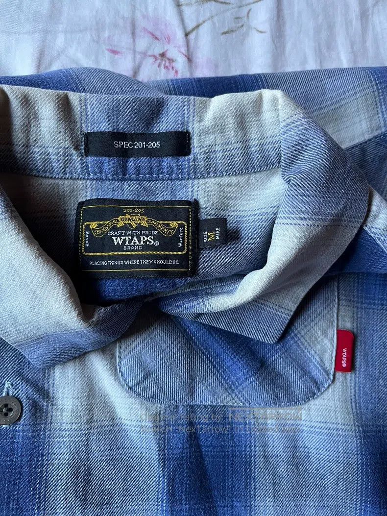 Wtaps Wtaps Blue and white flannel shirt Size US M / EU 48-50 / 2 - 4 Thumbnail