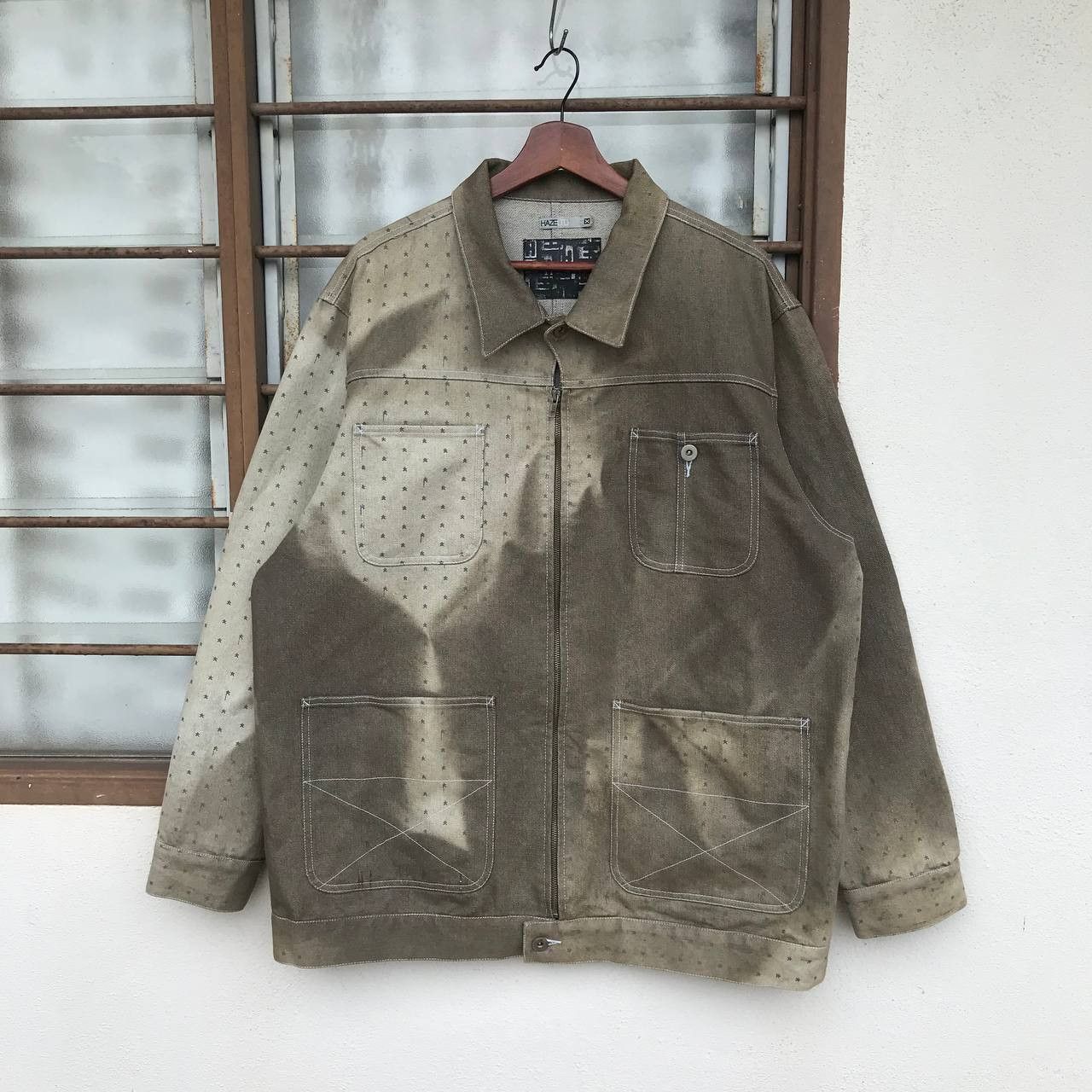 Haze VINTAGE HAZE FADED CHORE JACKET PAINTED DOT Size US XL / EU 56 / 4 - 1 Thumbnail