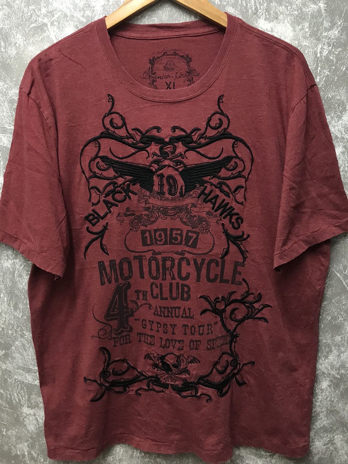 Affliction × Ed Hardy × Southpole Affliction Southpole Skull Wing Y2K Graphic Tee Size US XL / EU 56 / 4 - 1 Thumbnail