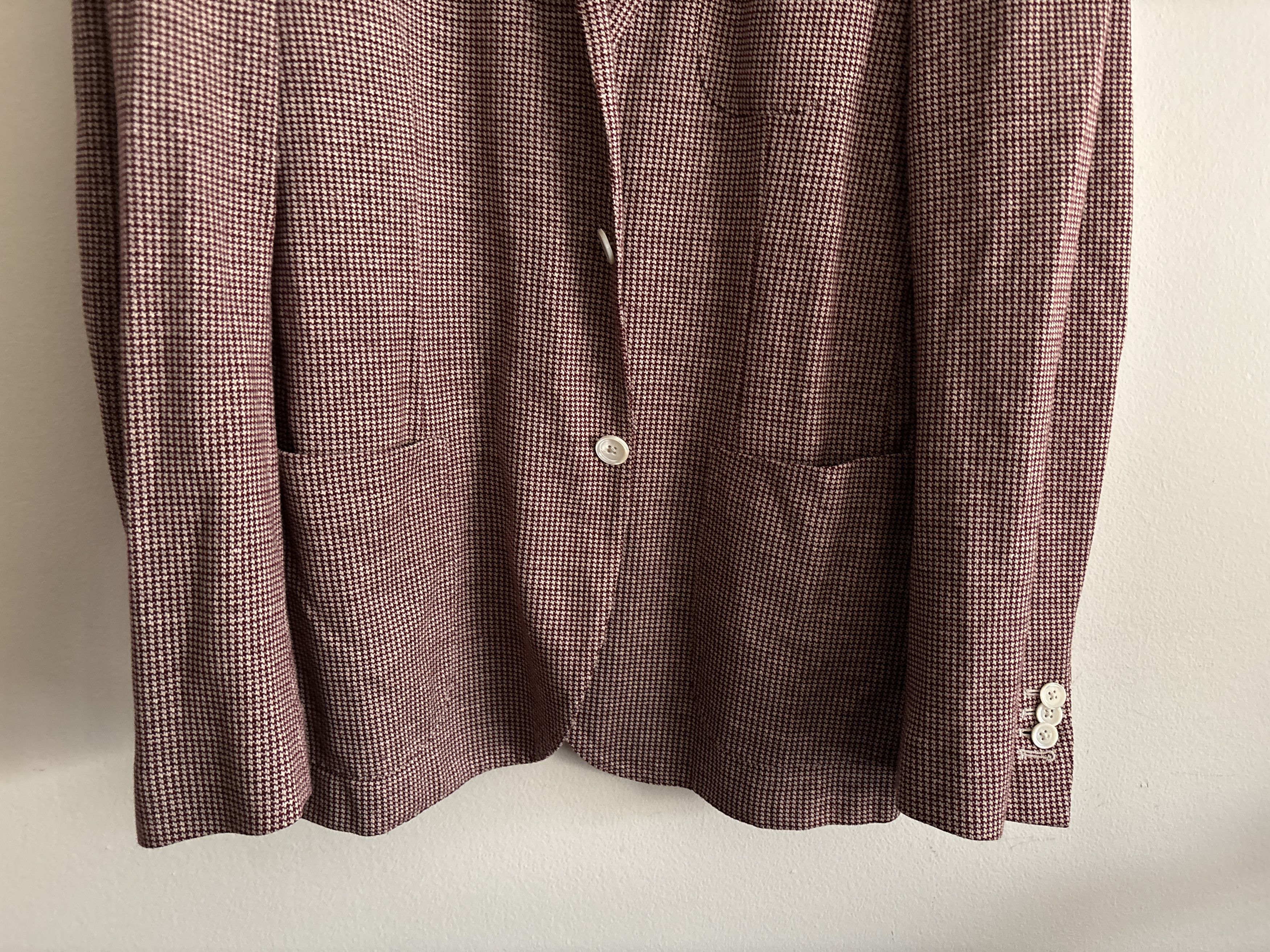 Slowear $1150 Unstructured Linen Cotton Sport Coat Blazer Size 46R - 4 Thumbnail