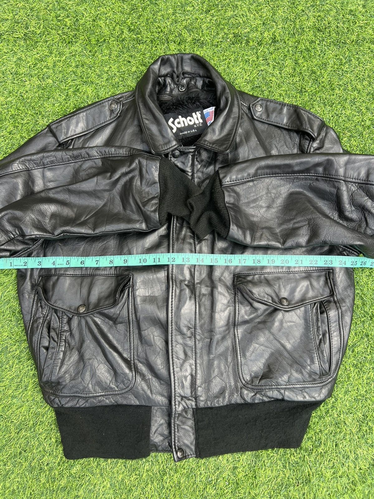 Schott VINTAGE SCHOTT NYC 184SM NAKED COWHIDE A-2 FLIGHT JACKET- M Size US M / EU 48-50 / 2 - 8 Thumbnail