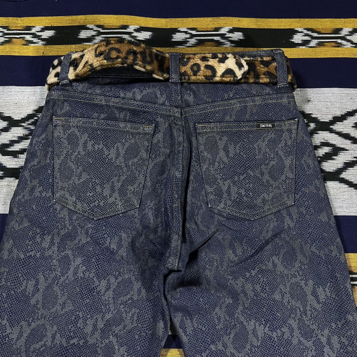 If Six Was Nine Y2K Snakeskin Flare Denim Something Edwin Size US 26 / EU 42 - 7 Thumbnail