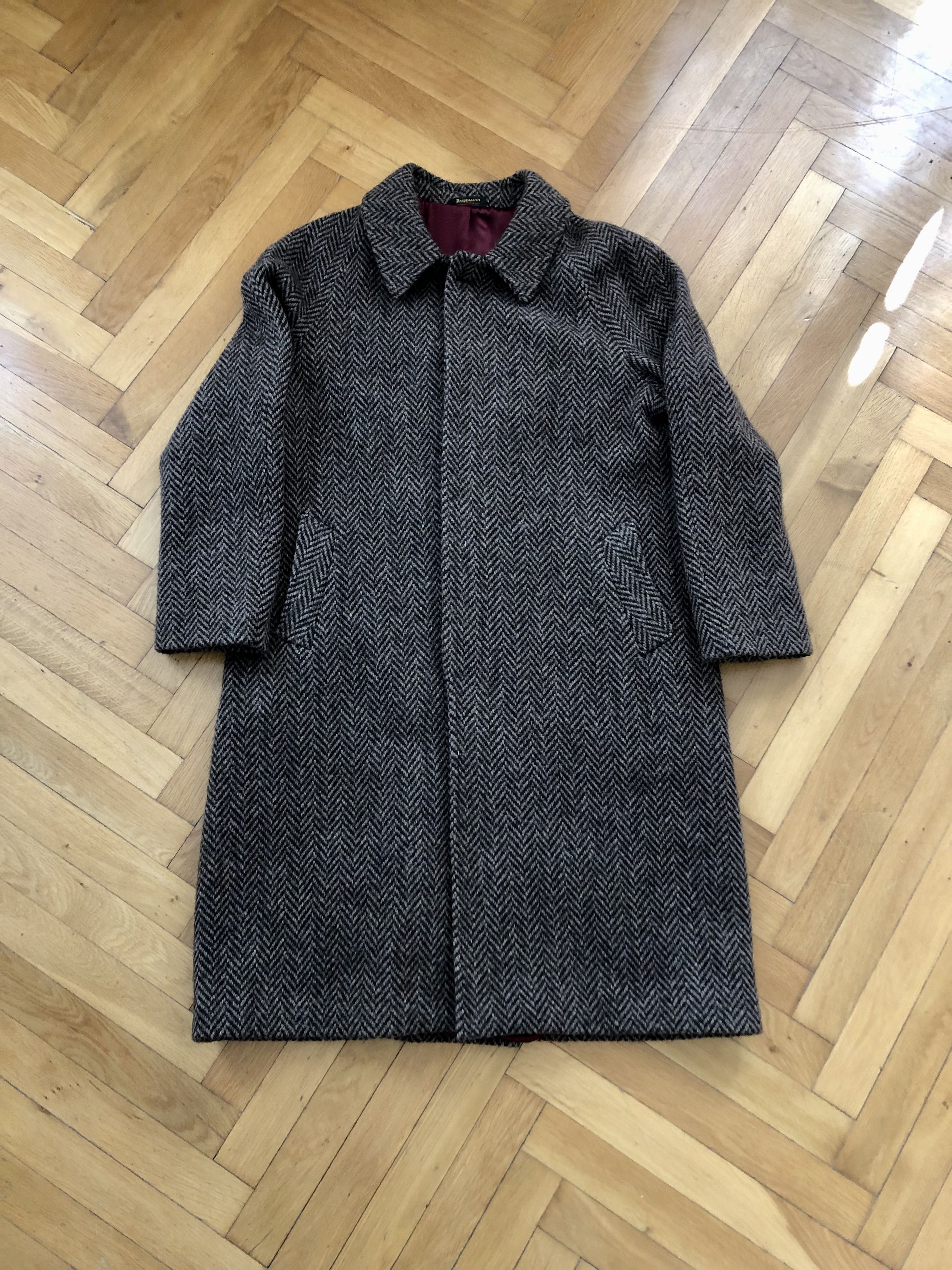 Rubinacci Rubinacci Raglan Tweed Coat (50) Size US M / EU 48-50 / 2 - 1 Thumbnail