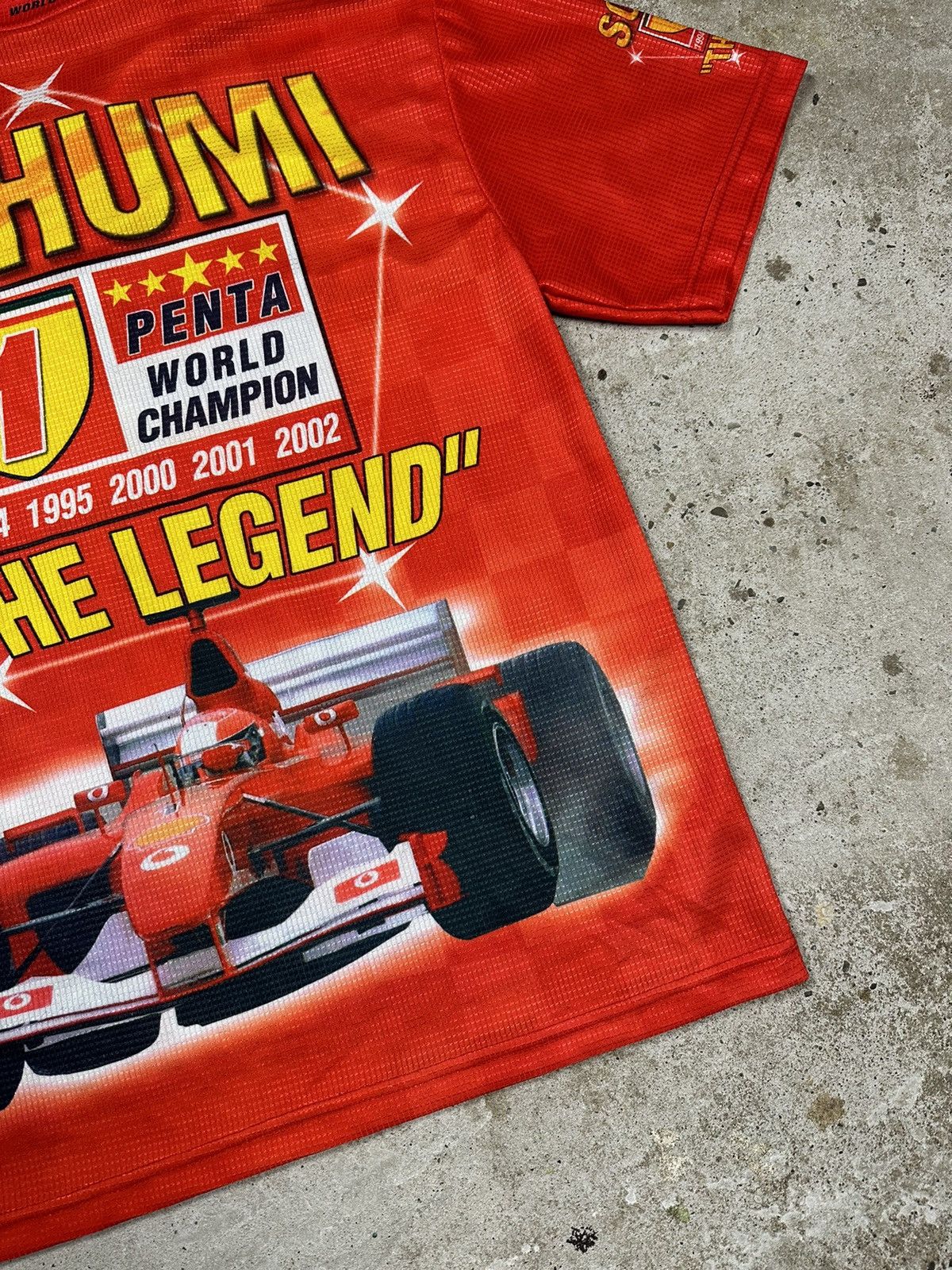Ferrari × Formula 1 × Vintage Vintage Y2K Ferrari Michael Schumacher Formula Uno Jersey Size US M / EU 48-50 / 2 - 11 Thumbnail