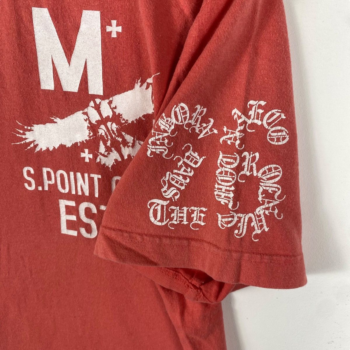 TMT × Vintage Vintage TMT Japan Mission Bay Sunfaded Red Tee Shirt Size US L / EU 52-54 / 3 - 5 Thumbnail