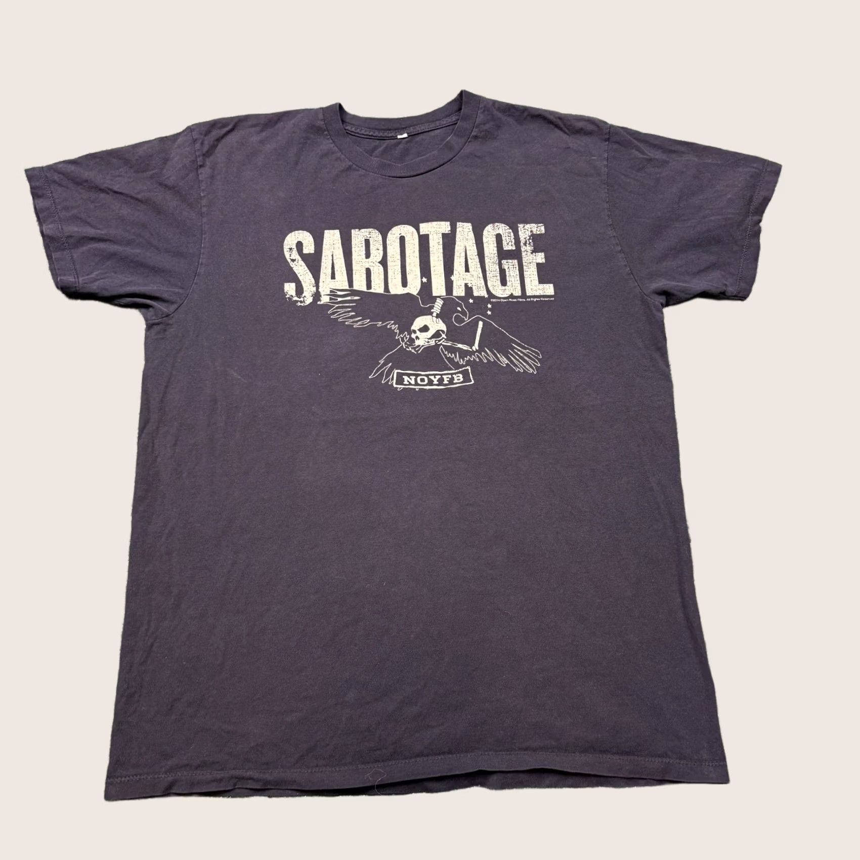Vintage Sabotage Movie T Shirt Men M Black Short Sleeve Crew Neck Casual Shirt Mens Movie Theme 2010s Size US M / EU 48-50 / 2 - 1 Thumbnail