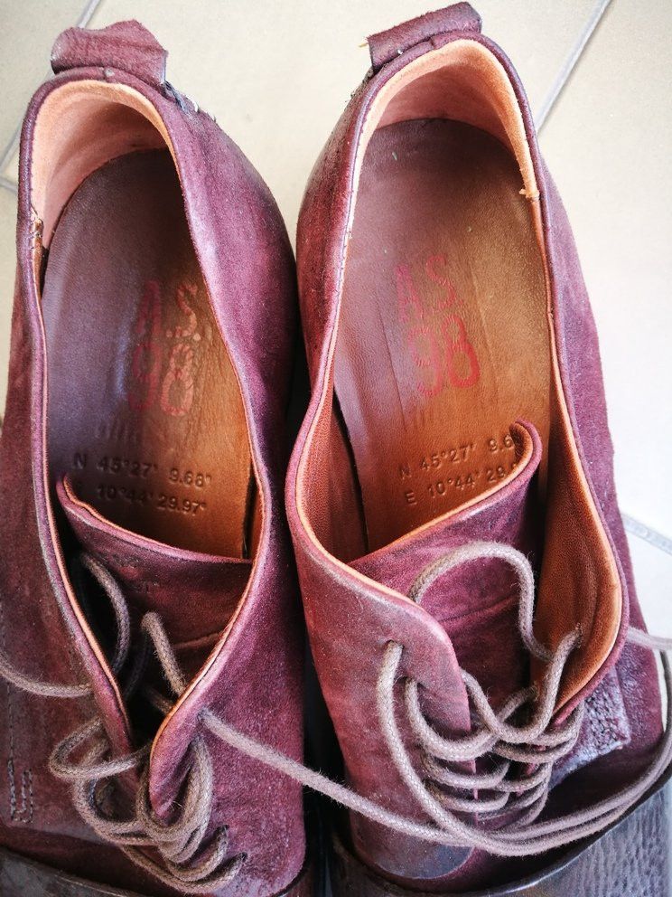Marsell A.S.98 Avant-Garde Bordeaux Limited Edition Derbies Size US 10 / EU 43 - 3 Thumbnail