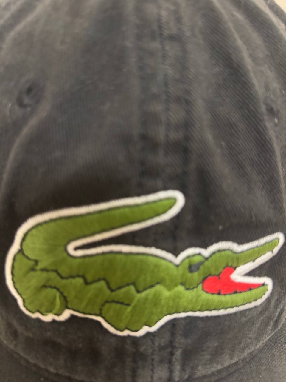 Lacoste Vintage cap LACOSTE Big Logo Camuflage RK8217 Black Size ONE SIZE - 8 Thumbnail