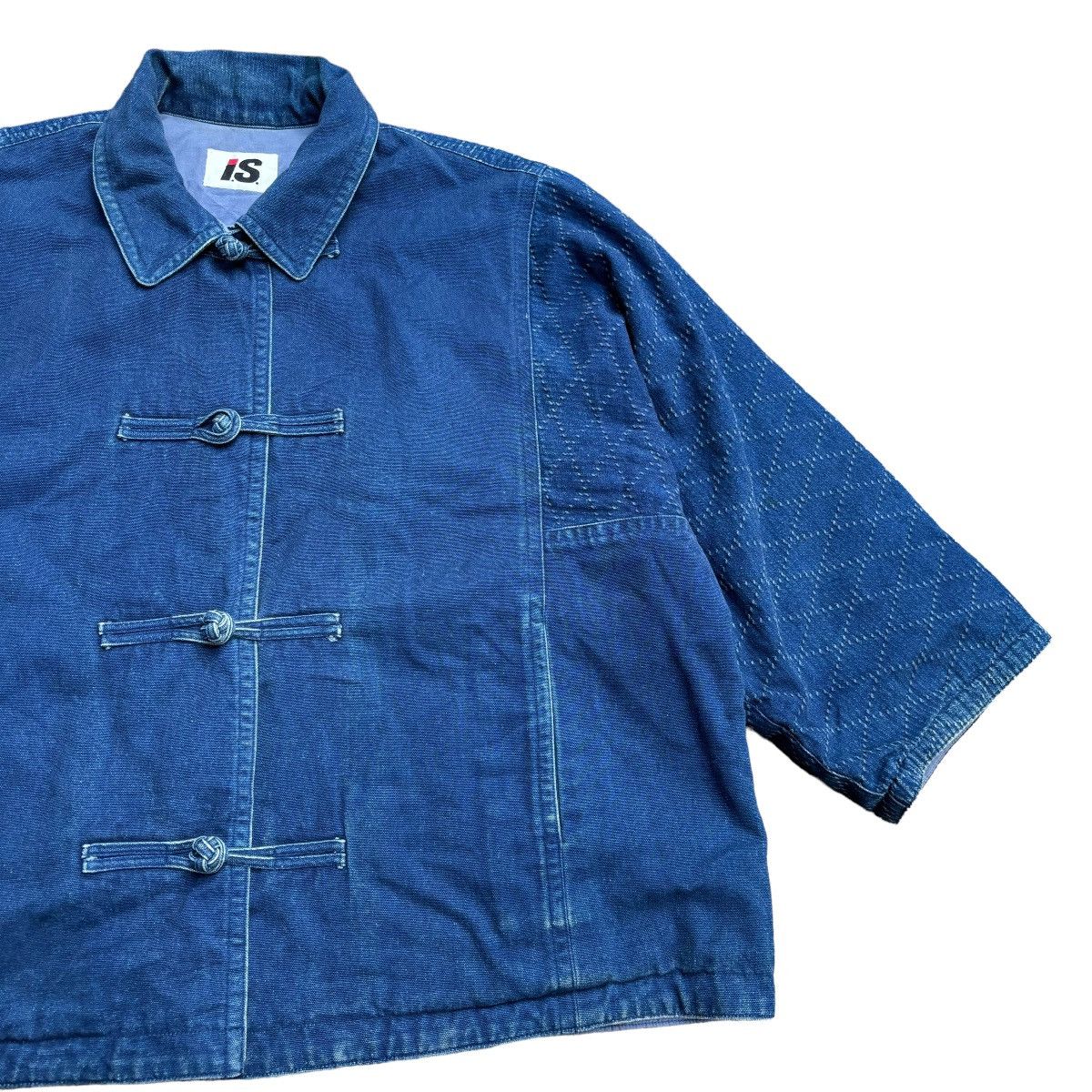 Issey Miyake Vintage Issey Miyake Sashiko Reversible Denim Jacket Size US M / EU 48-50 / 2 - 7 Thumbnail