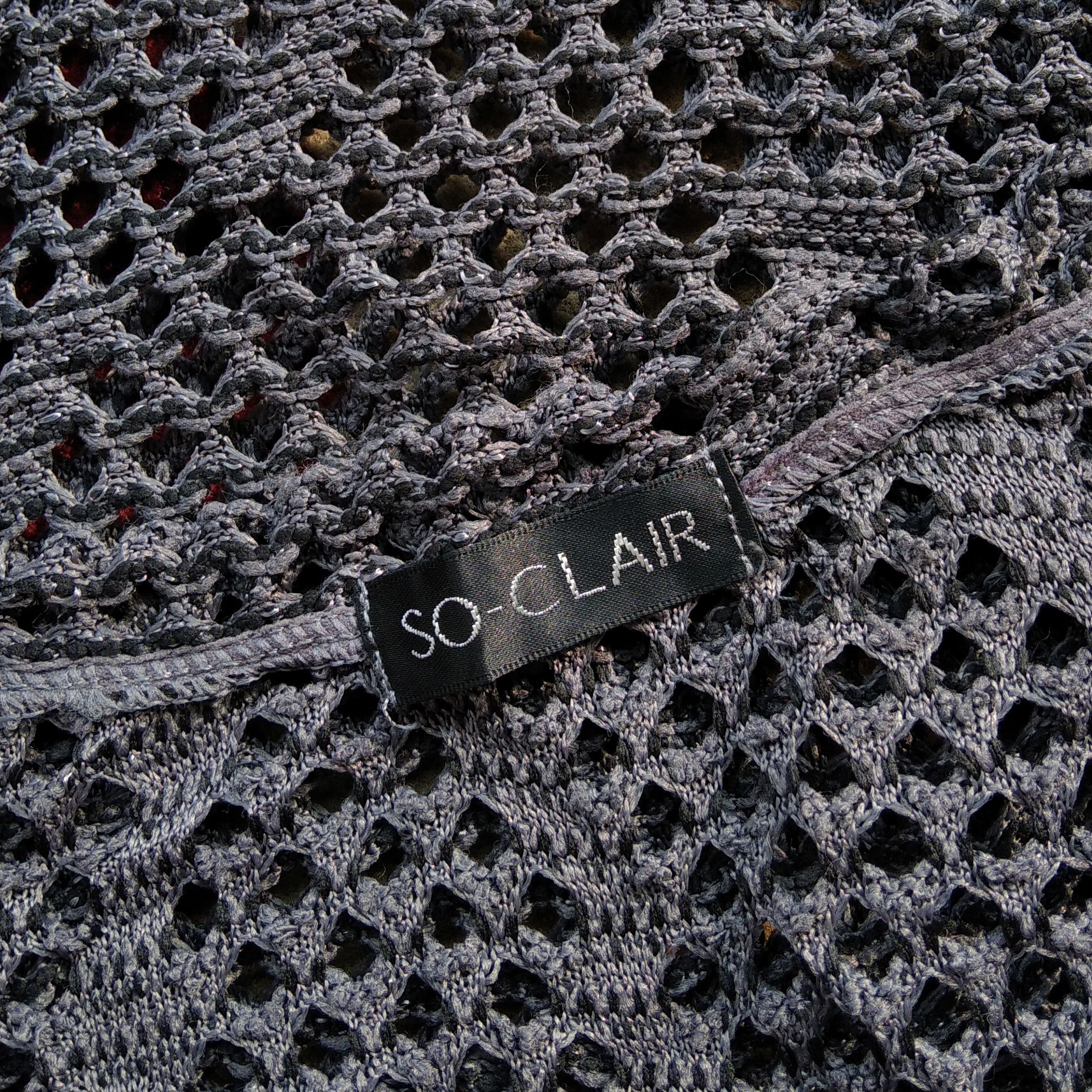 If Six Was Nine Vintage 90s SO-CLAIR Japanese Brand Mesh Tanktop Sleeveless Size US L / EU 52-54 / 3 - 3 Thumbnail