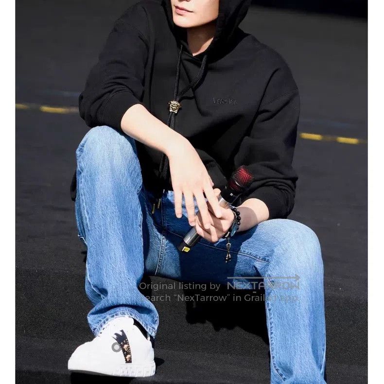 Versace Versace Medusa patterned drawstring hooded sweatshirt Size US S / EU 44-46 / 1 - 7 Thumbnail