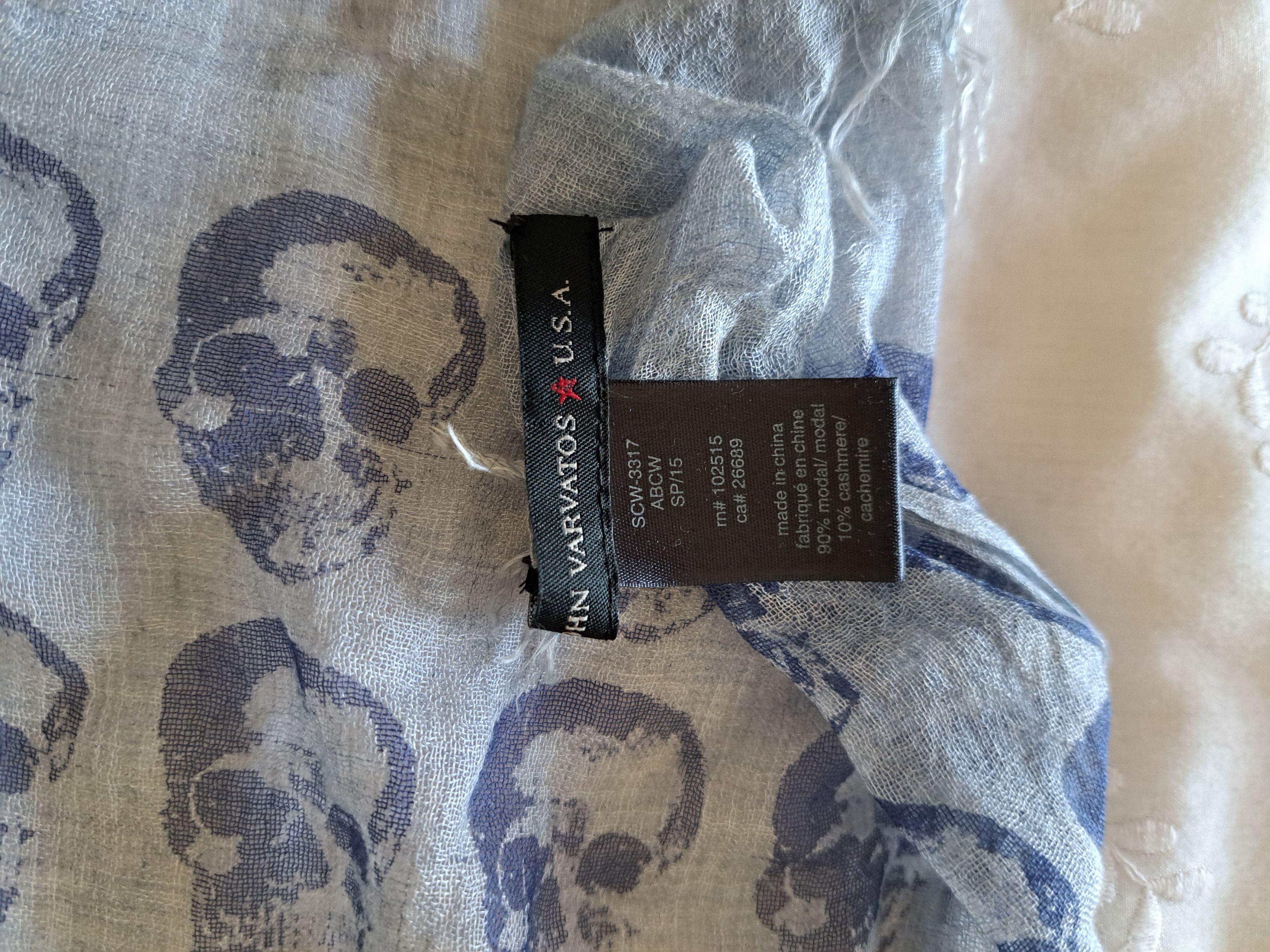 John Varvatos BLUE SKULL Size ONE SIZE - 1 Thumbnail