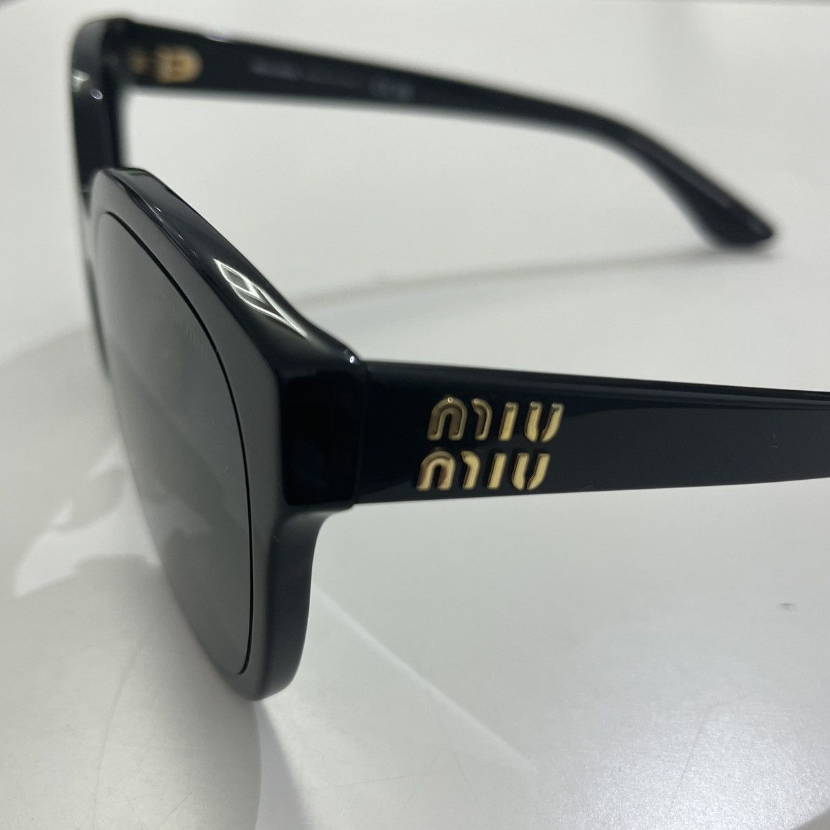 Miu Miu MIU MIU MU 01ZS 1AB5S0 Sunglasses BLACK Size ONE SIZE - 6 Thumbnail