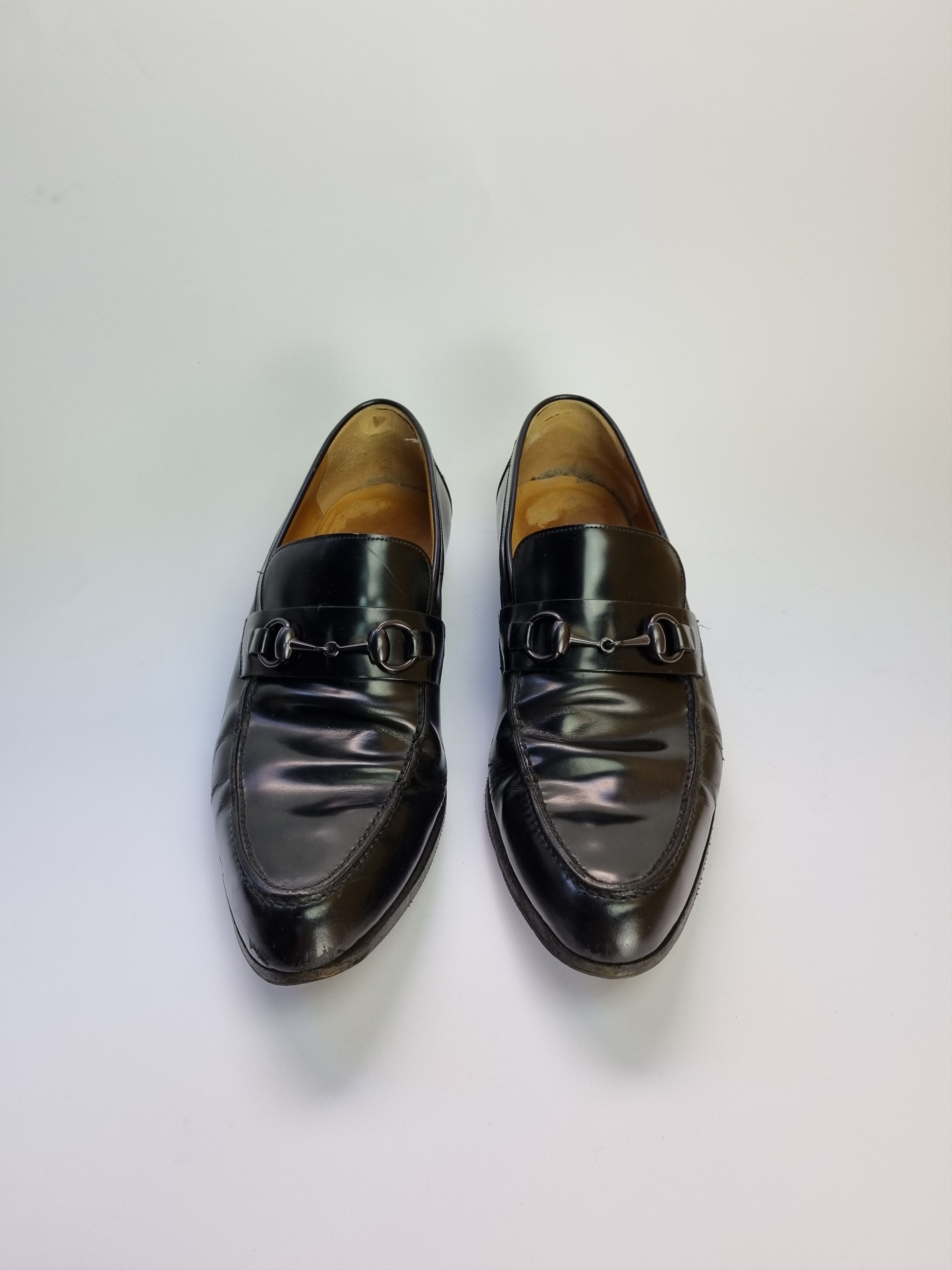 Gucci Vintage Gucci Vibram Leather Loafers Italian Shoes 181808 Size US 7 / EU 40 - 1 Thumbnail