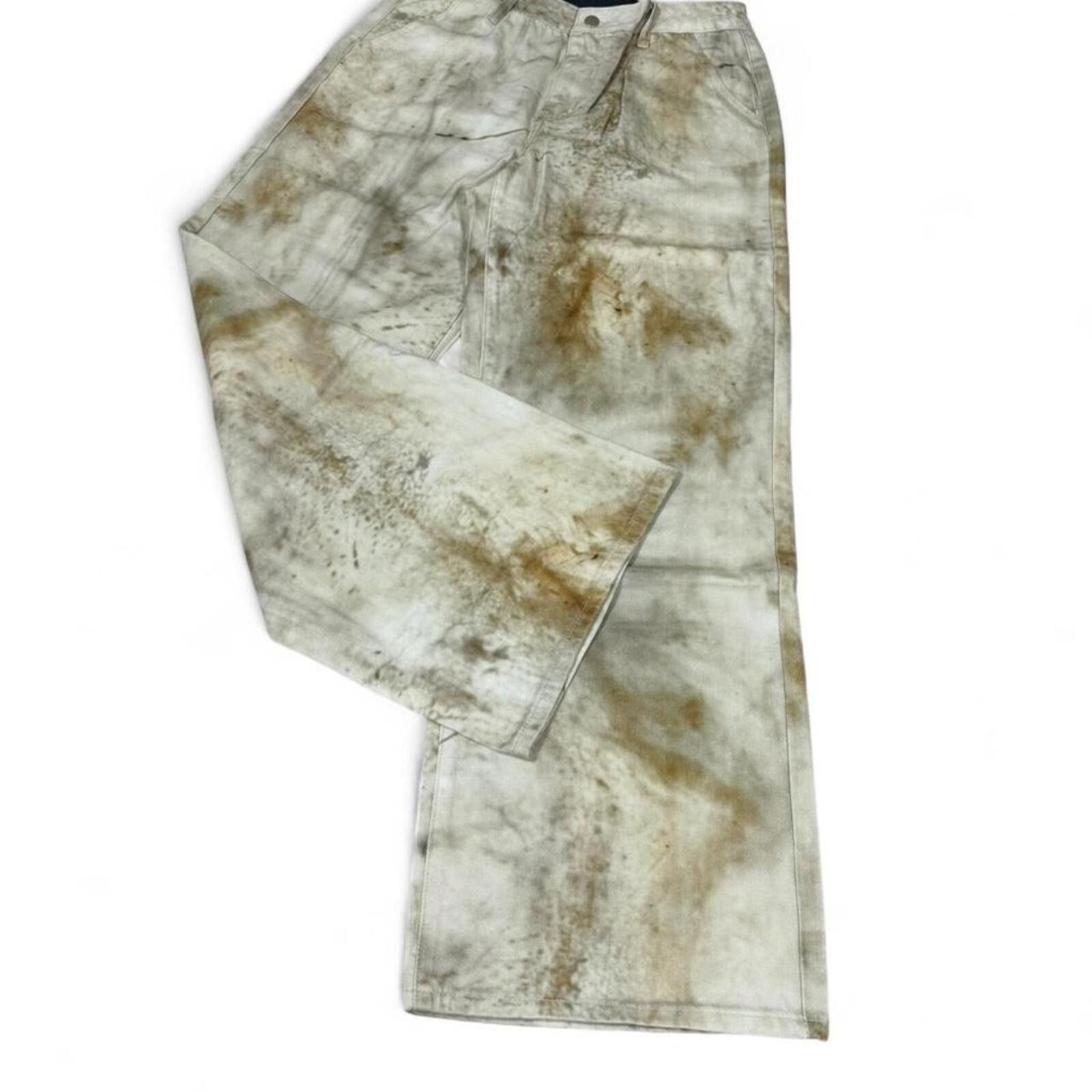 True Religion Dirty shade print light weight denim jeans Size 31" - 3 Thumbnail