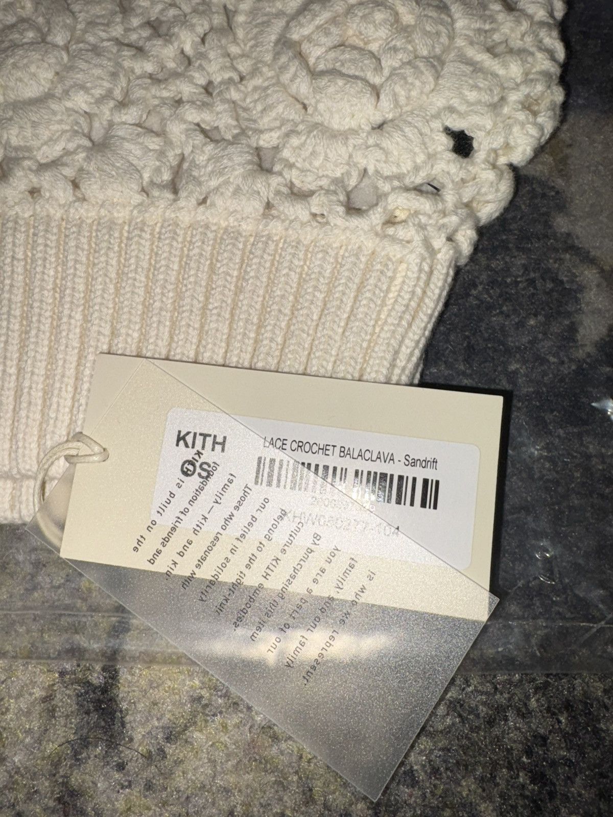 Kith Lisa for Kith Lace Crochet Balaclava Size ONE SIZE - 4 Thumbnail