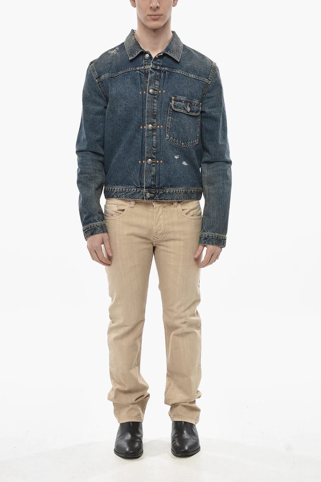 Palm Angels og1mm0326 Denim Jacket in Blue Size US L / EU 52-54 / 3 - 4 Thumbnail