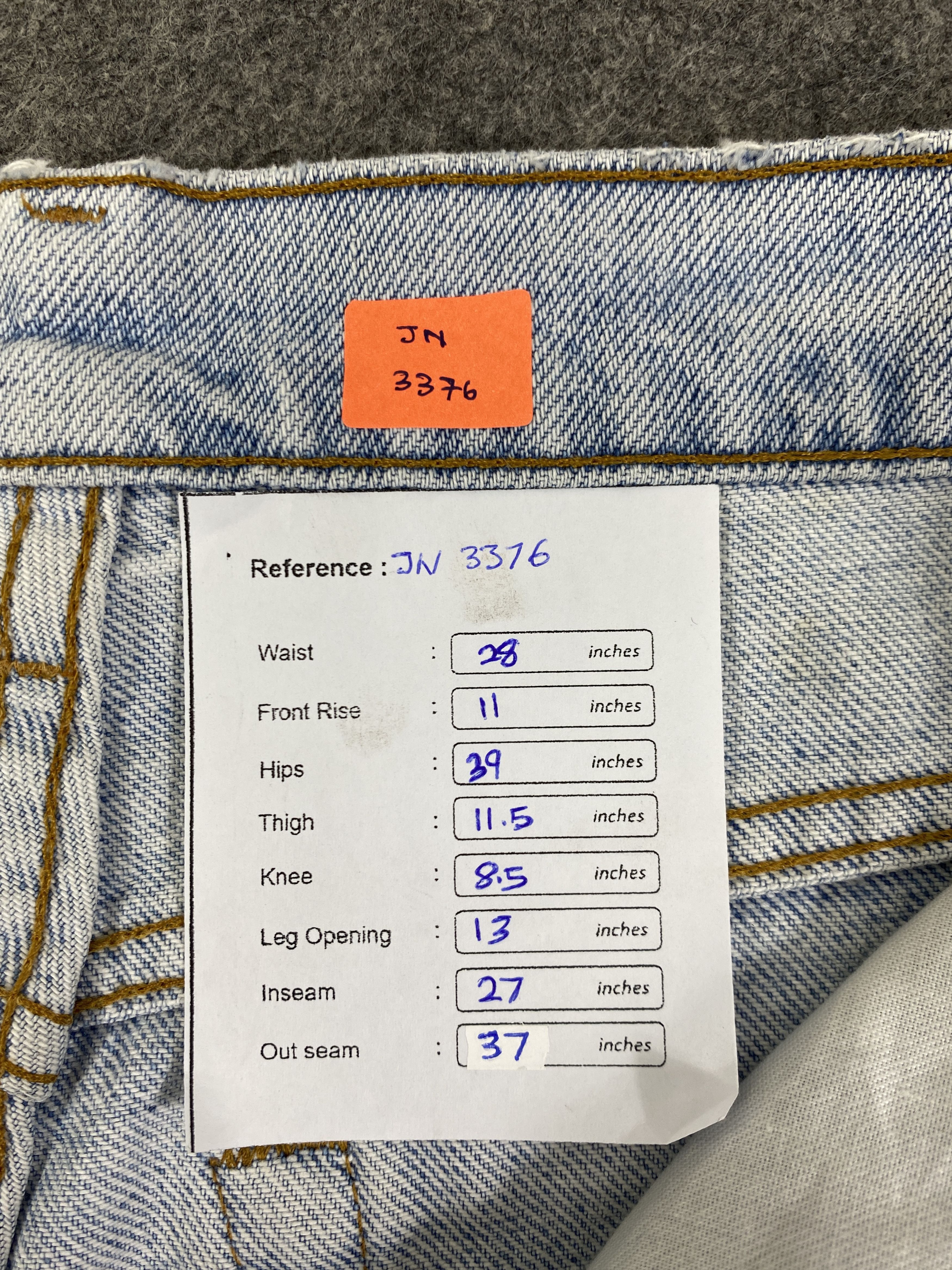 Levi's Light Blue Wash Vintage Levi's USA Jeans 28x27 - JN3376 Size US 28 / EU 44 - 8 Thumbnail