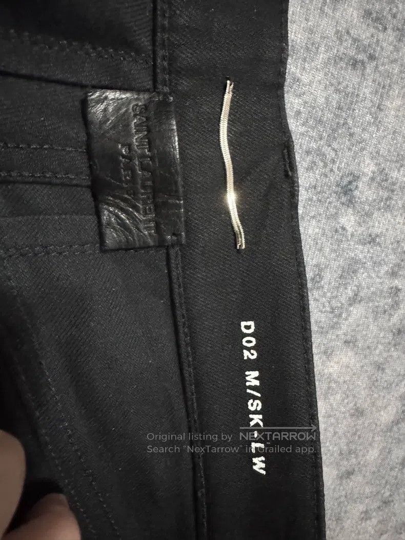 Saint Laurent Paris Saint Laurent Paris Black basic five-zip denim jeans Size US 29 - 6 Thumbnail