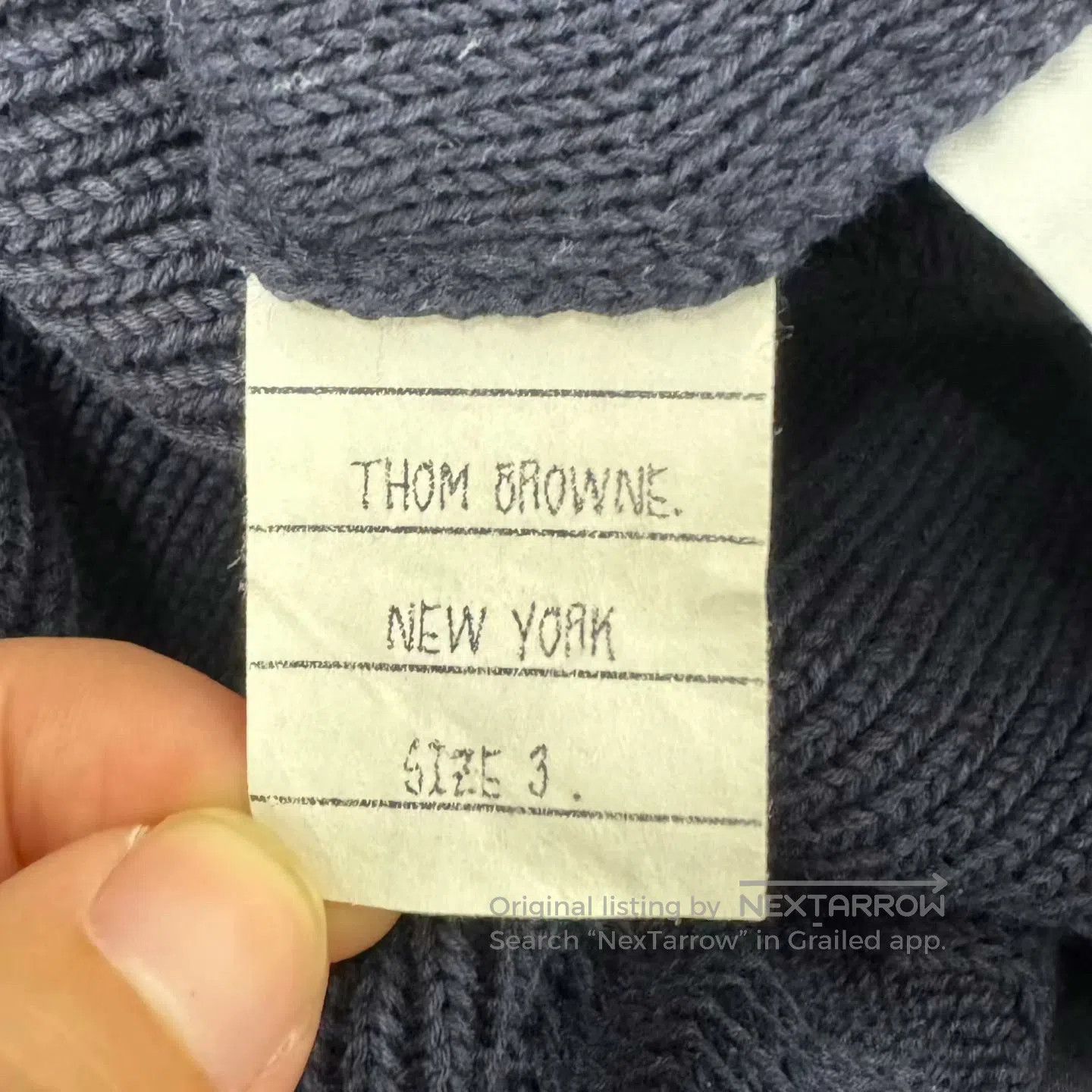 Thom Browne thom browne navy stripe sweater size 3. Size US M / EU 48-50 / 2 - 4 Thumbnail