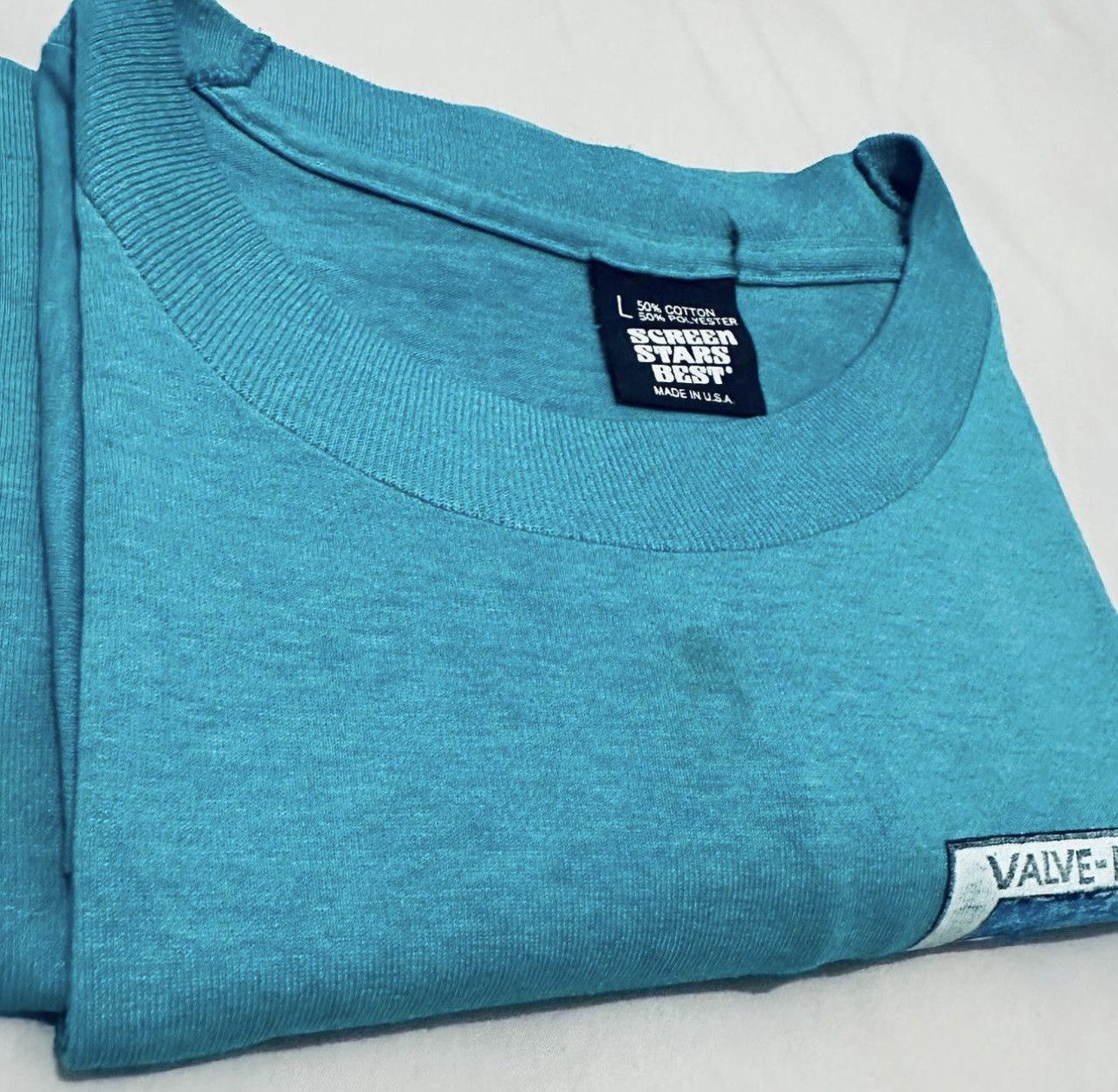 Vintage SCREEN STARS BEST 90s Vintage Tee (rare find) Size US L / EU 52-54 / 3 - 1 Thumbnail
