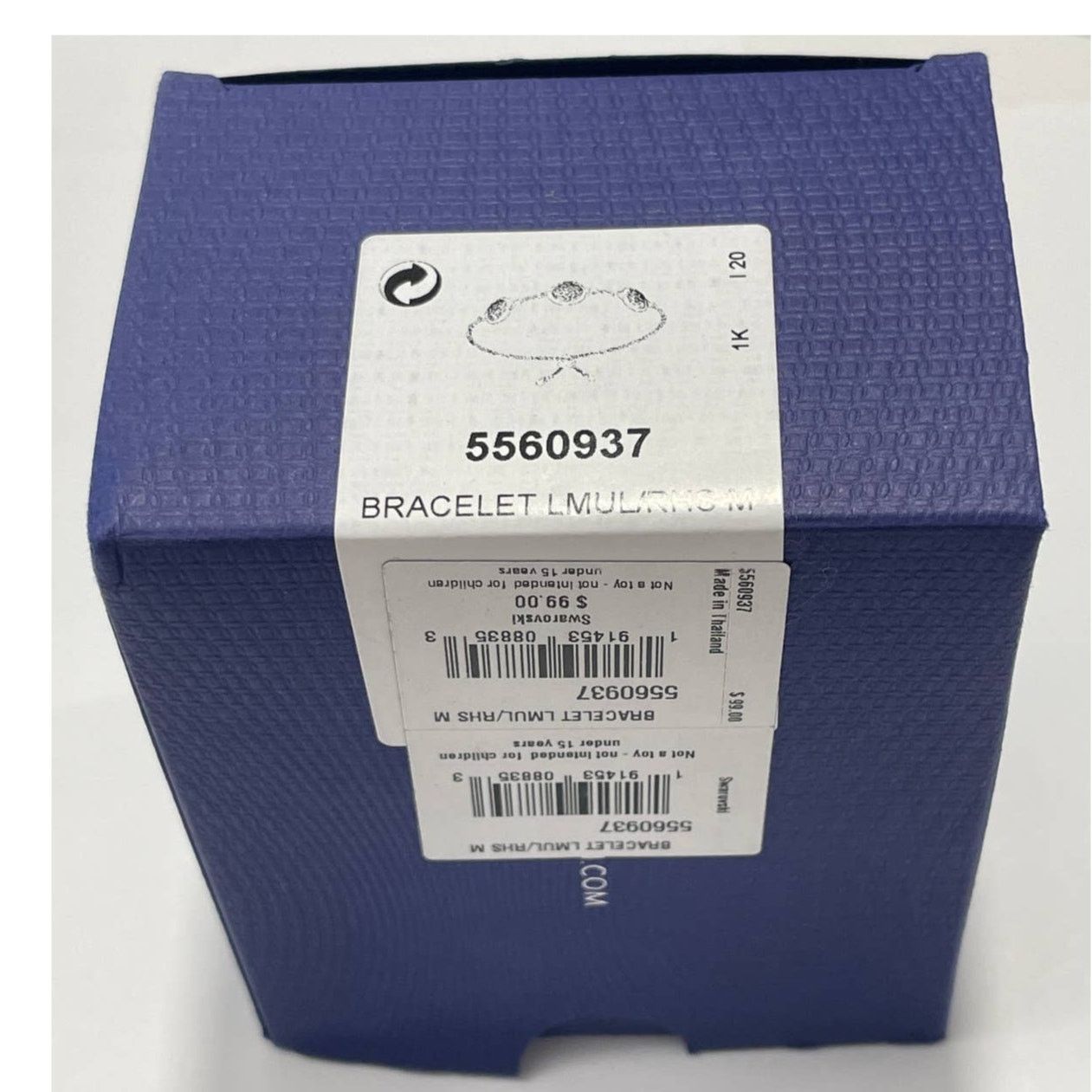 Swarovski Swarovski Tahlia bracelet Multicolored, Rhodium plated M Size ONE SIZE - 10 Thumbnail