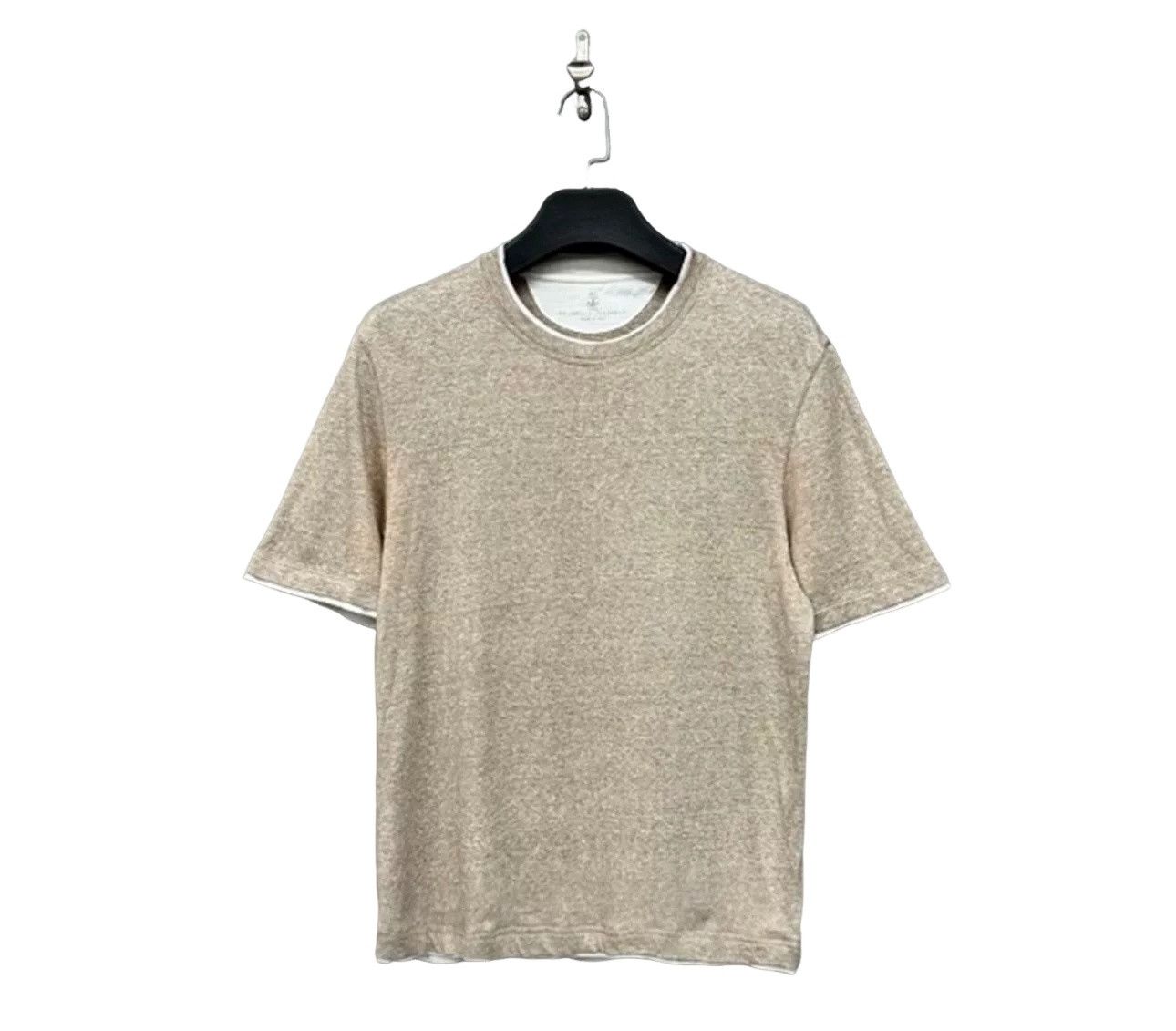 Brunello Cucinelli Brunello Cucinelli Linen Blend T-Shirt Size M Size US M / EU 48-50 / 2 - 1 Thumbnail