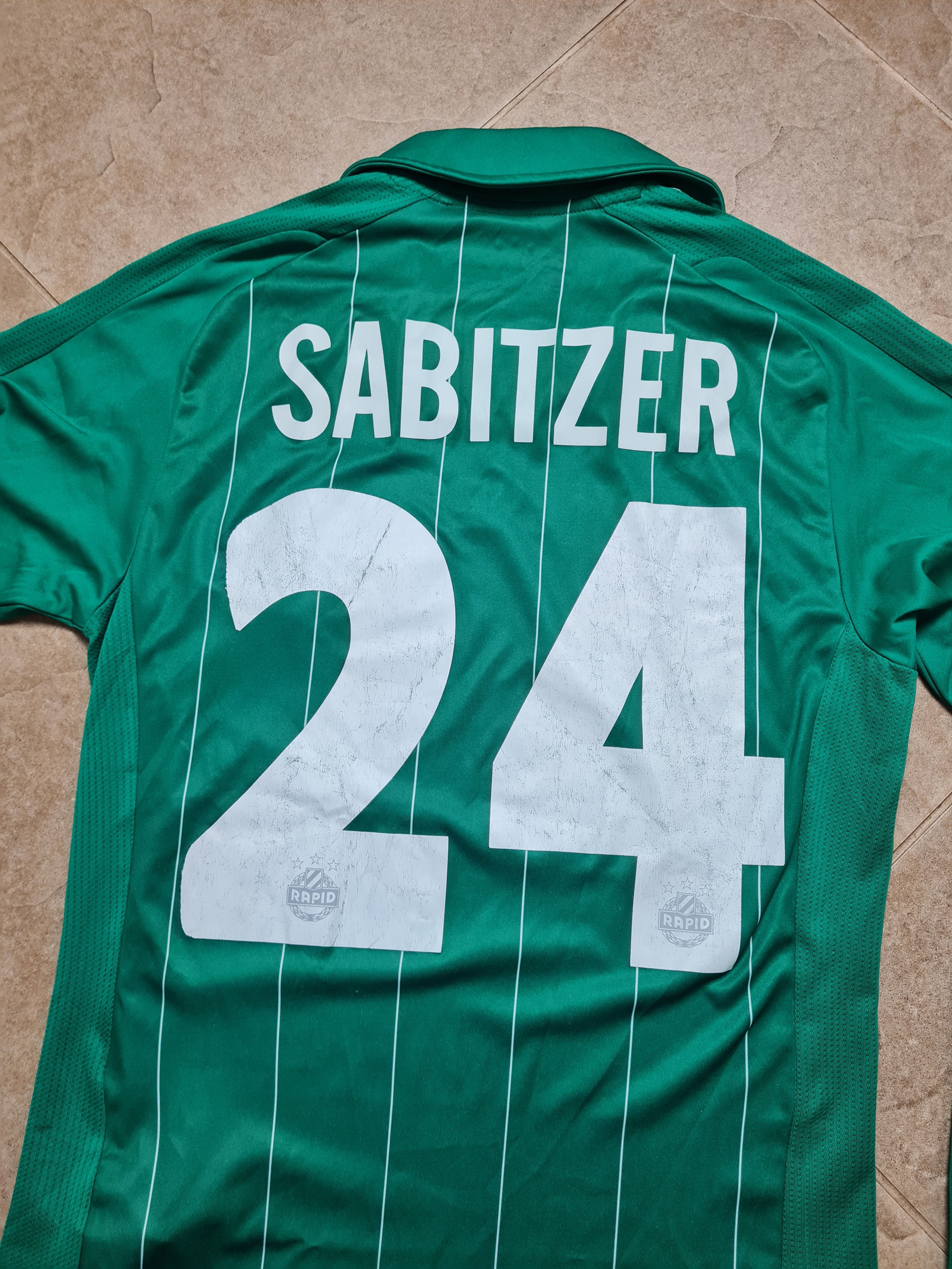 Adidas Adidas SK Rapid Wien Home Football Shirt SABITZER #24 Size US S / EU 44-46 / 1 - 19 Thumbnail