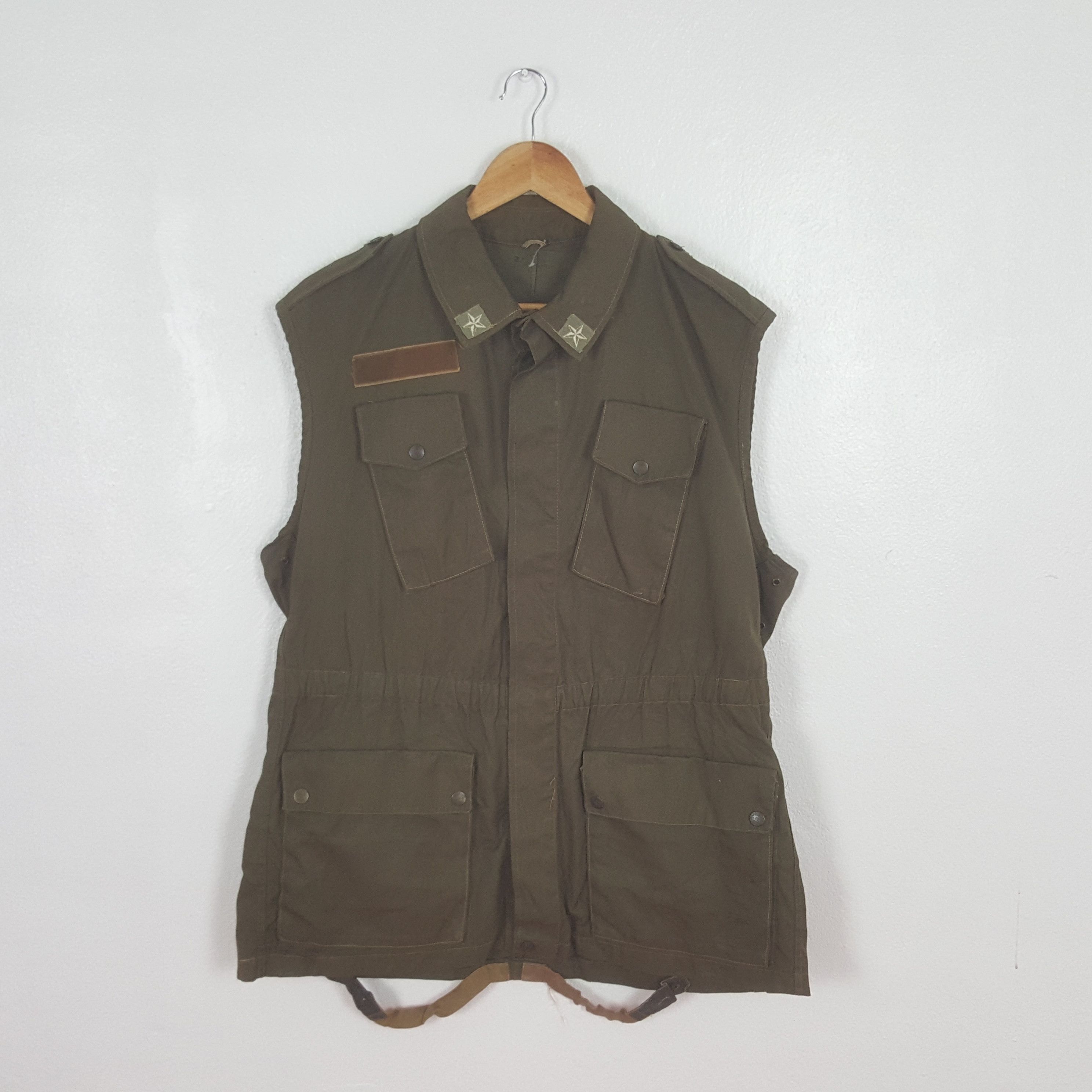 Vintage Vintage Italian Army Vest Jacket C317N3 Size US M / EU 48-50 / 2 - 1 Thumbnail