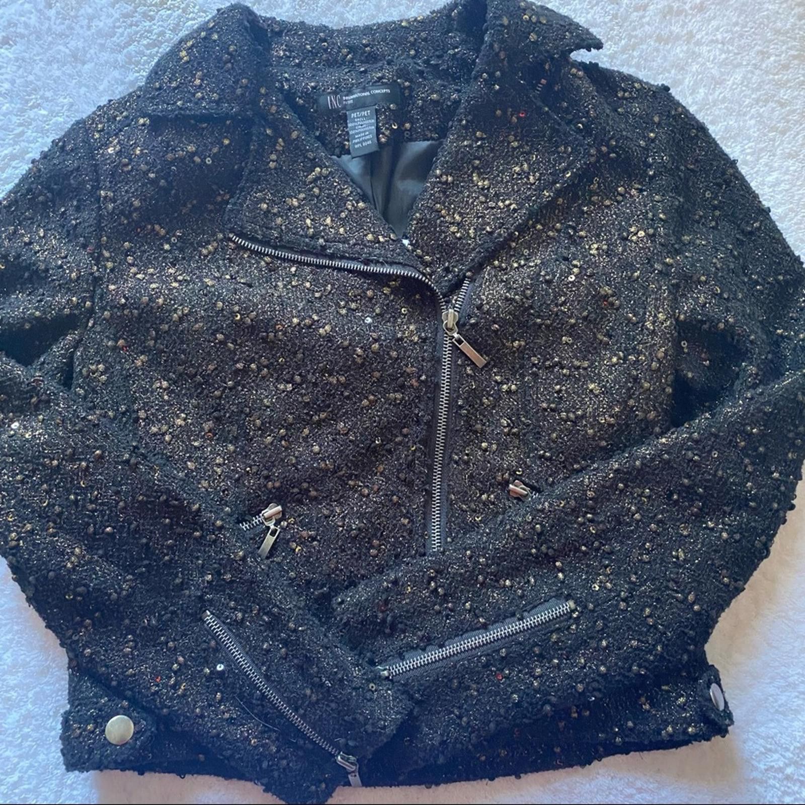 Other INC Moto Style Jacket Size Petite Size XS / US 0-2 / IT 36-38 - 8 Thumbnail