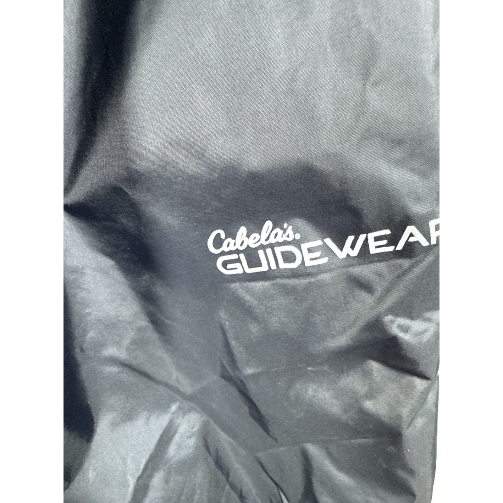 Vintage Cabela's Guidewear Pants Waterproof Windproof Rain Outdoor 4MOST Repel Mens XL Black Nylon Polyester Water Resistant Lightweight Adjustable Waist Size US 36 / EU 52 - 3 Thumbnail