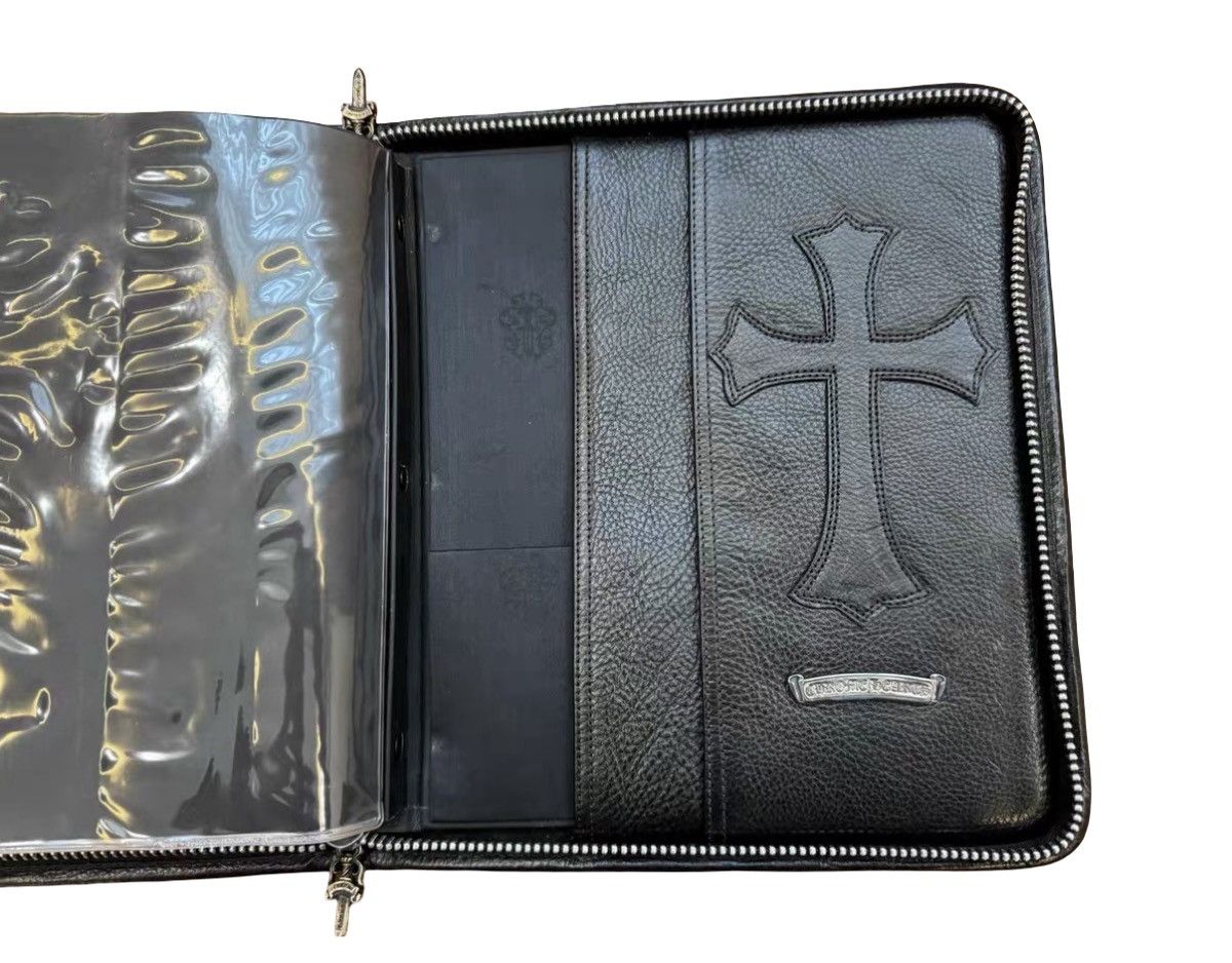 Chrome Hearts Huge leather and silver cross photo book album Size ONE SIZE - 4 Thumbnail