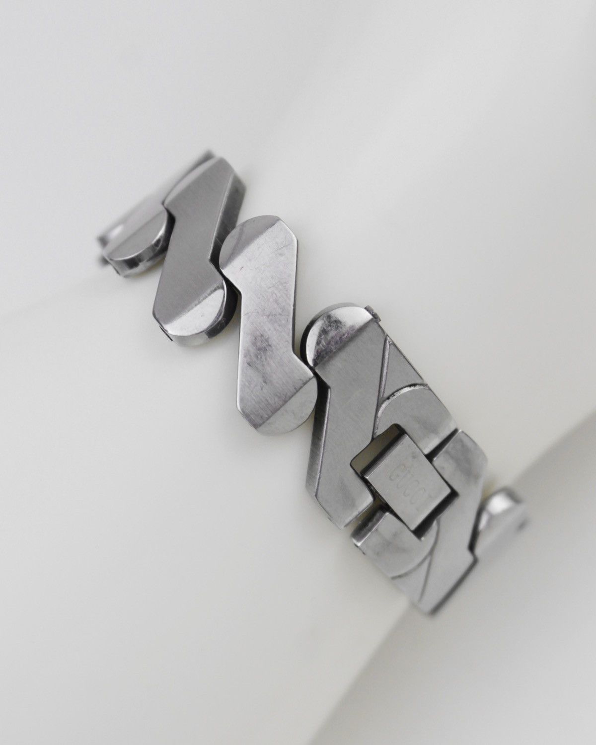 Gucci 1990S GUCCI STAINLESS STEEL BRACELET Z-LINK SWISS MADE WATCH Size ONE SIZE - 6 Thumbnail